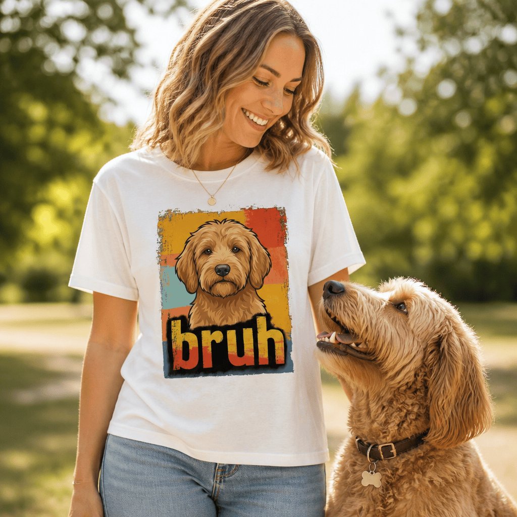 Goldendoodle Bruh T-Shirt in by Puppy Jo