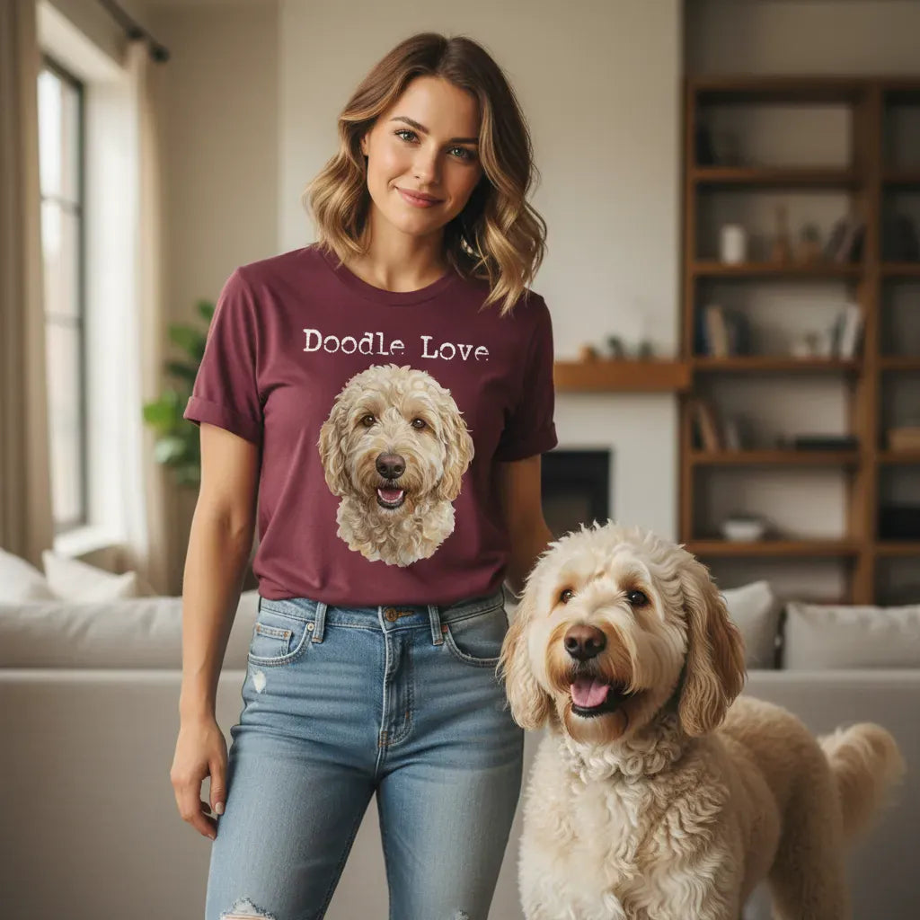 Goldendoodle Doodle Love T-Shirt in by Puppy Jo