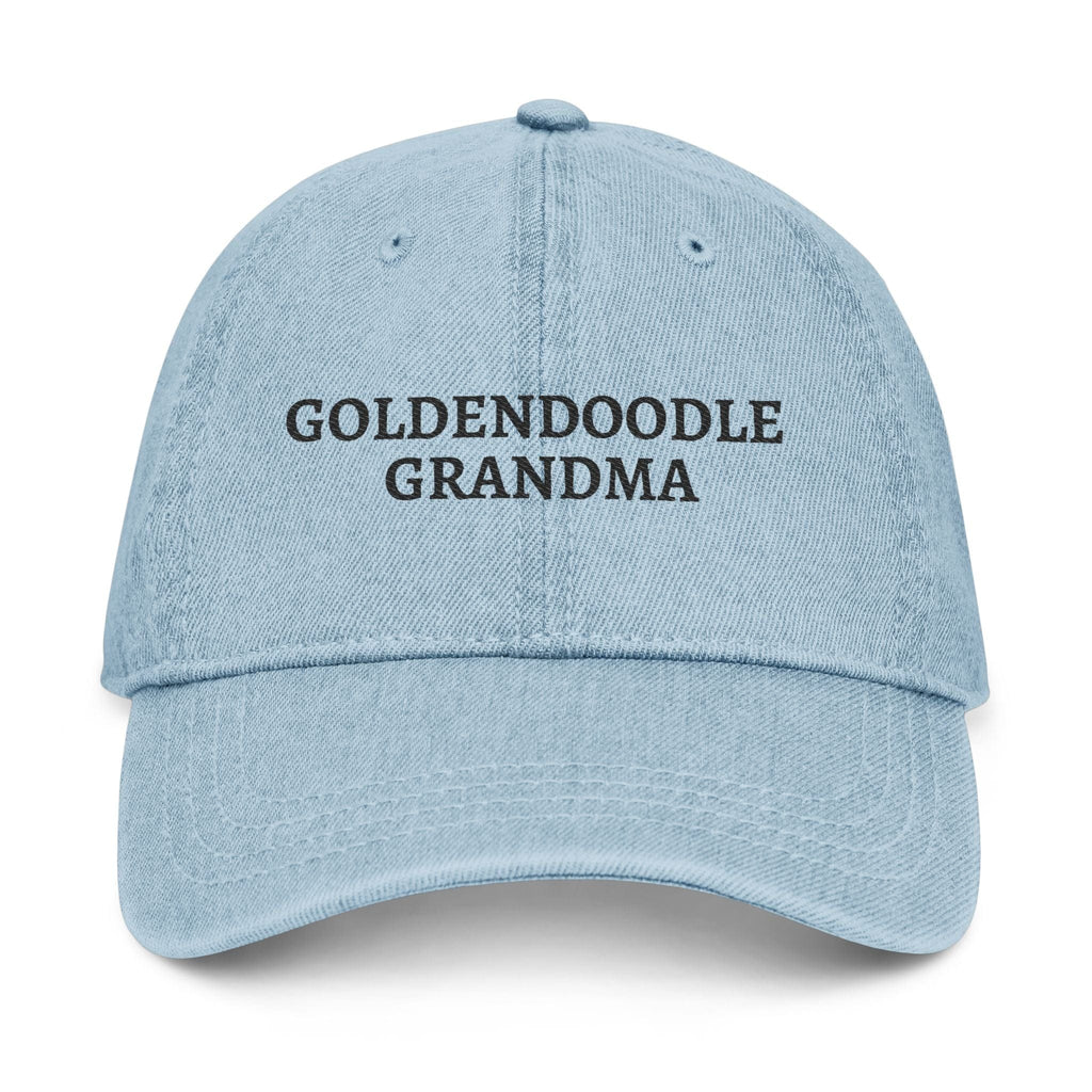 Goldendoodle Grandma Hat in Light Blue / One size by Puppy Jo