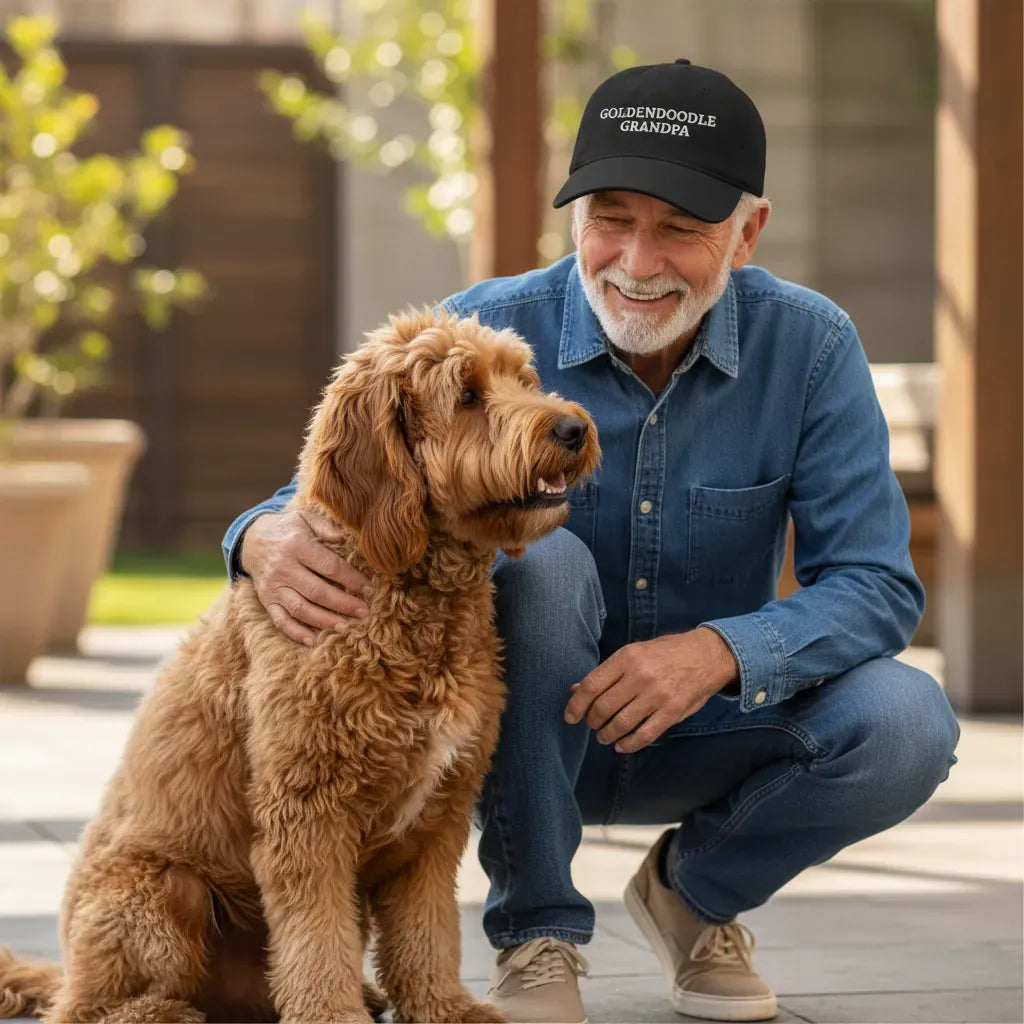 Goldendoodle Grandpa Hat in by Puppy Jo
