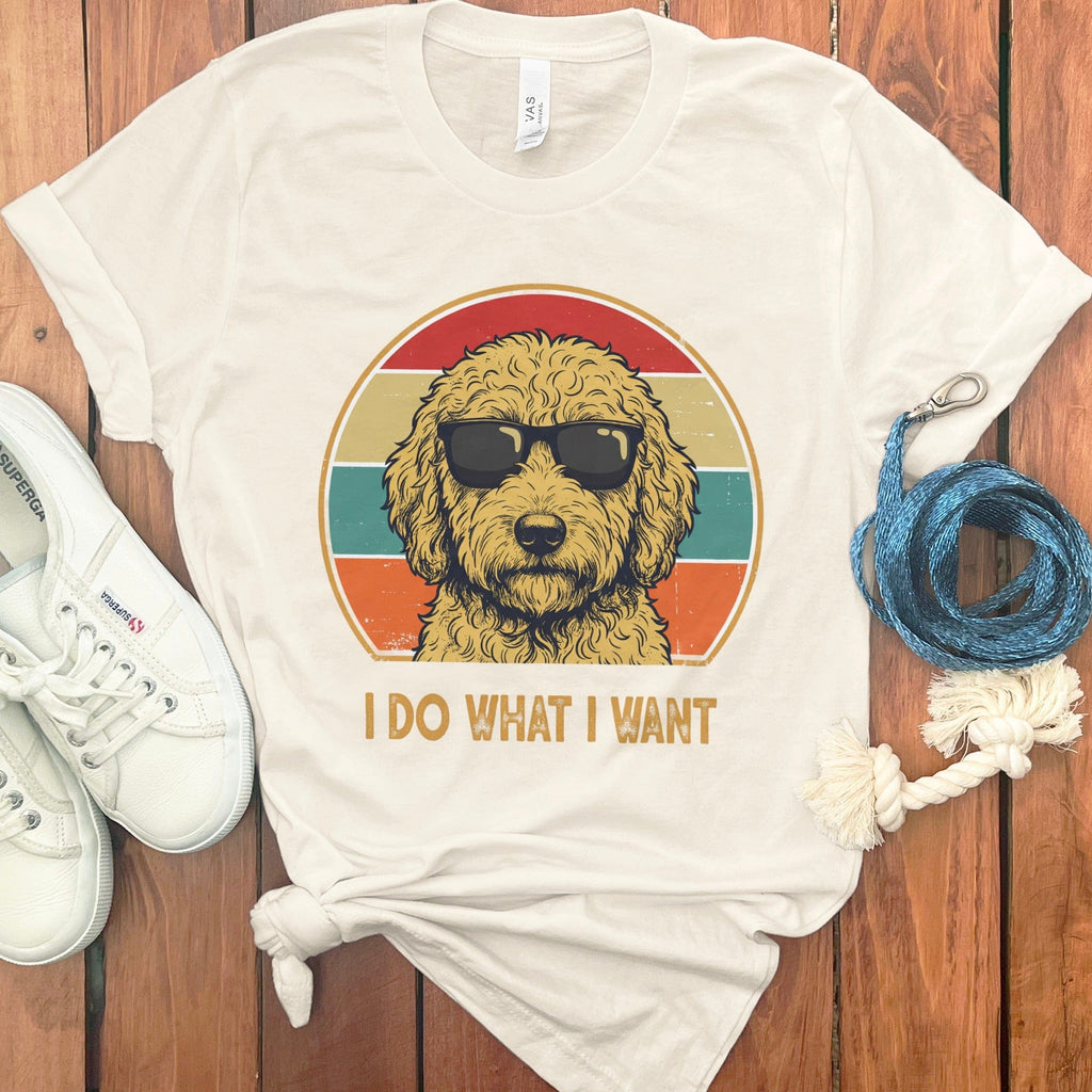 Goldendoodle I Want T-Shirt in Natural / S by Puppy Jo
