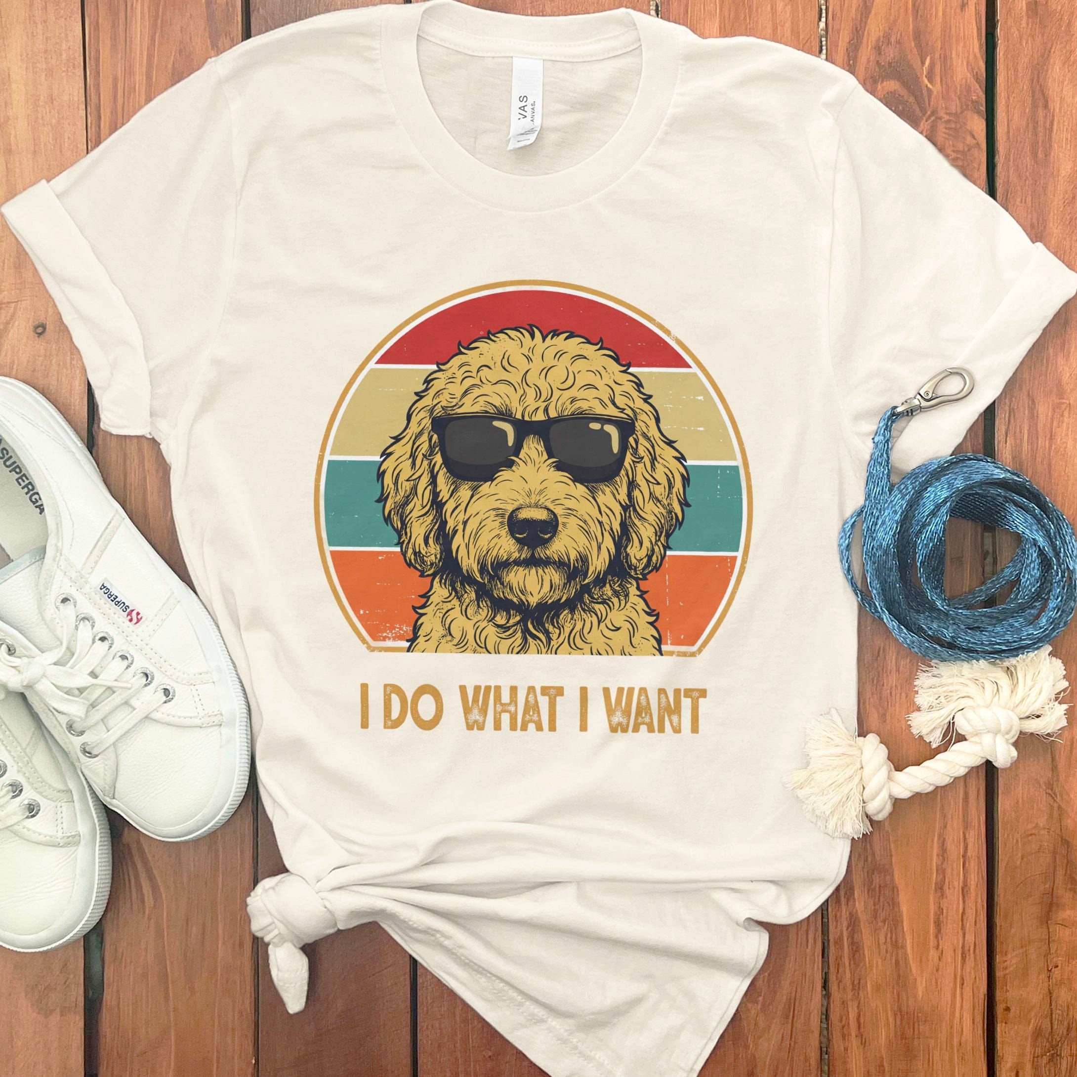 Goldendoodle I Want T-Shirt in Natural / S by Puppy Jo