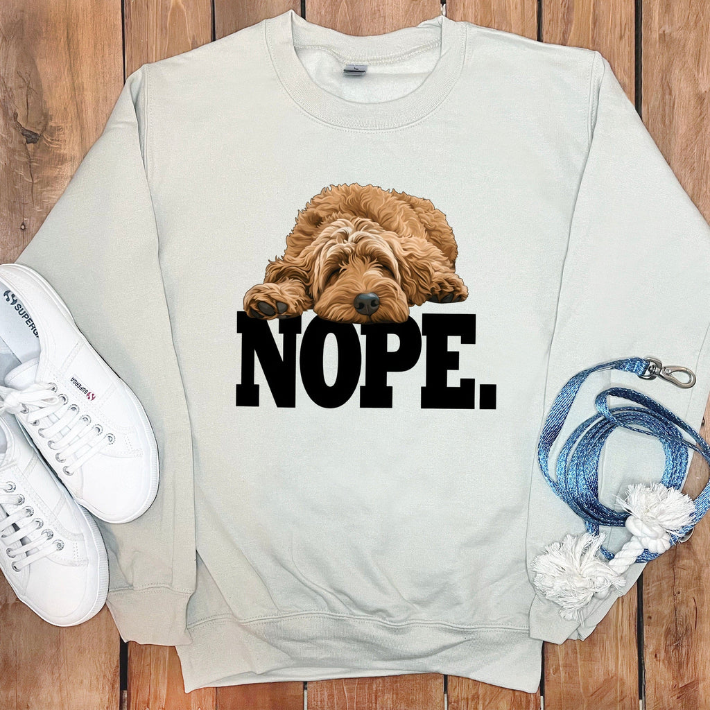 Goldendoodle Labradoodle Nope Sweatshirt in by Puppy Jo