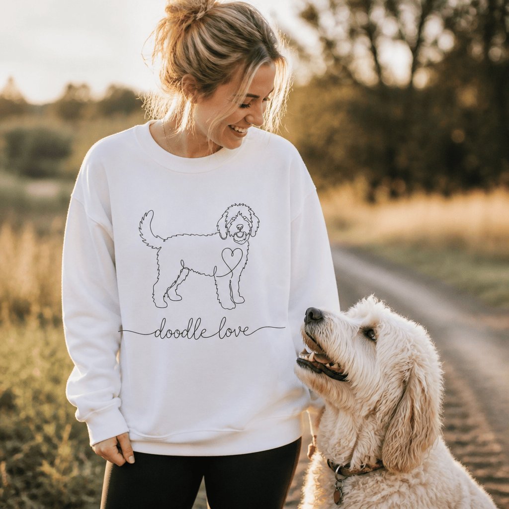 Goldendoodle Love Sweatshirt in by Puppy Jo
