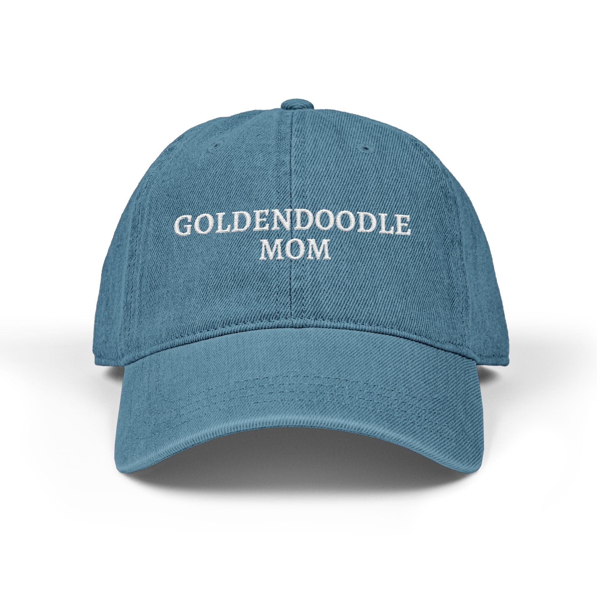 Goldendoodle Mom Hat in Blue / One size by Puppy Jo