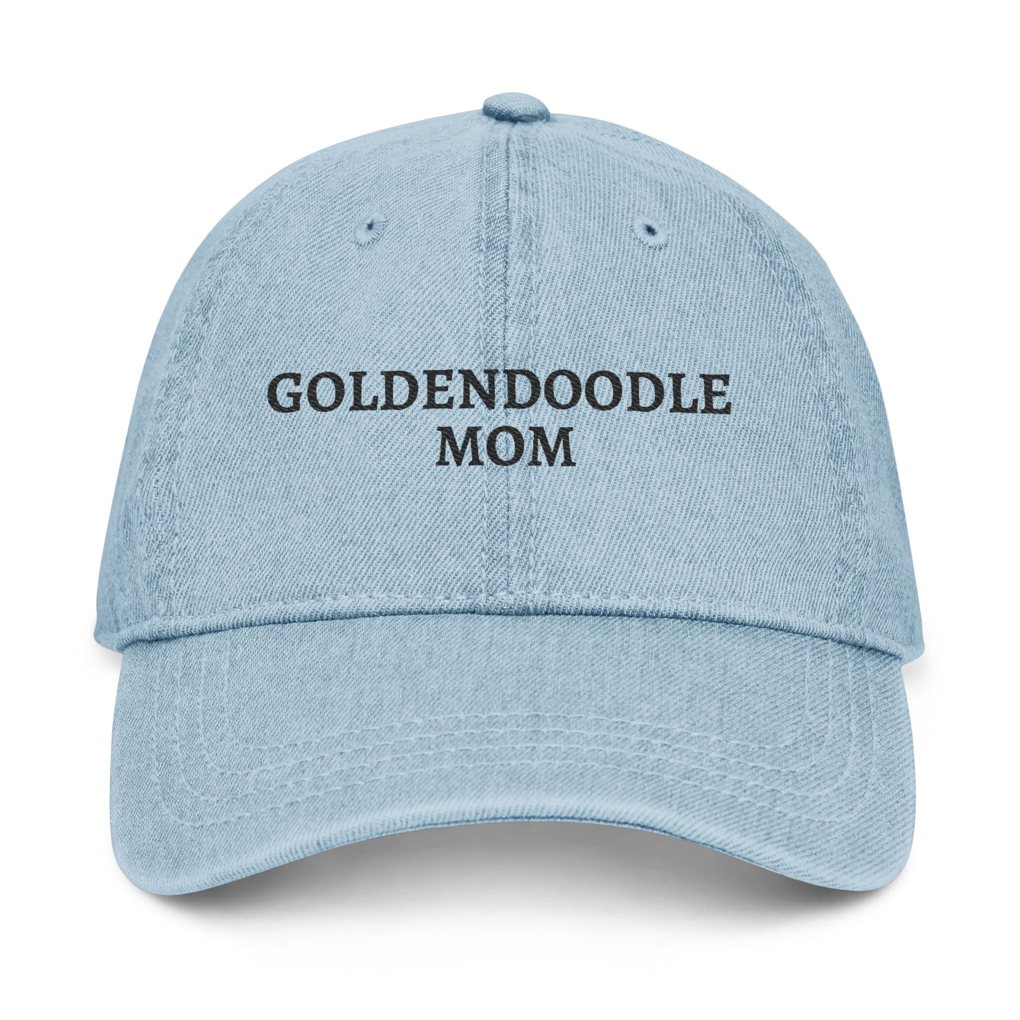 Goldendoodle Mom Hat in Light Blue / One size by Puppy Jo