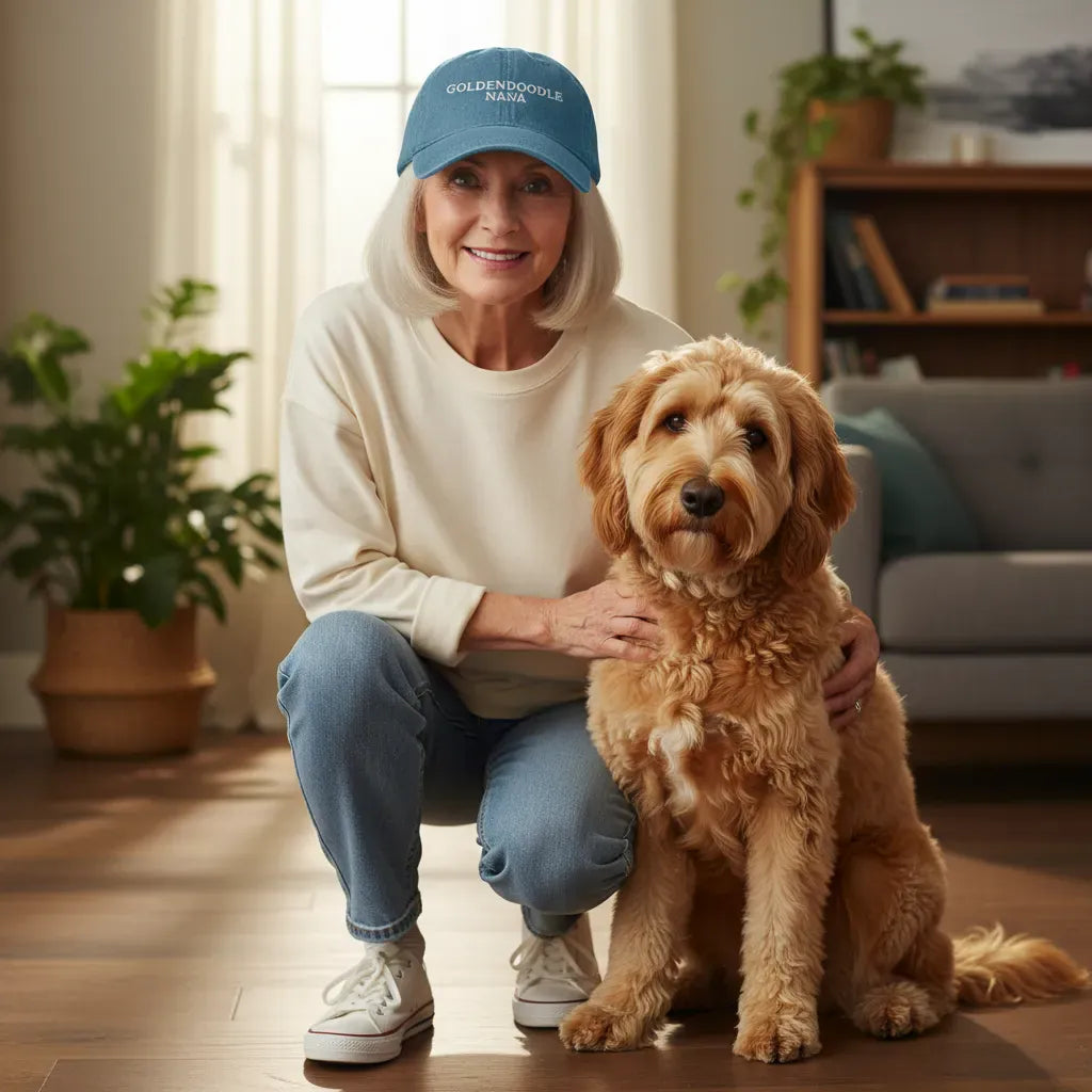 Goldendoodle Nana Hat in by Puppy Jo