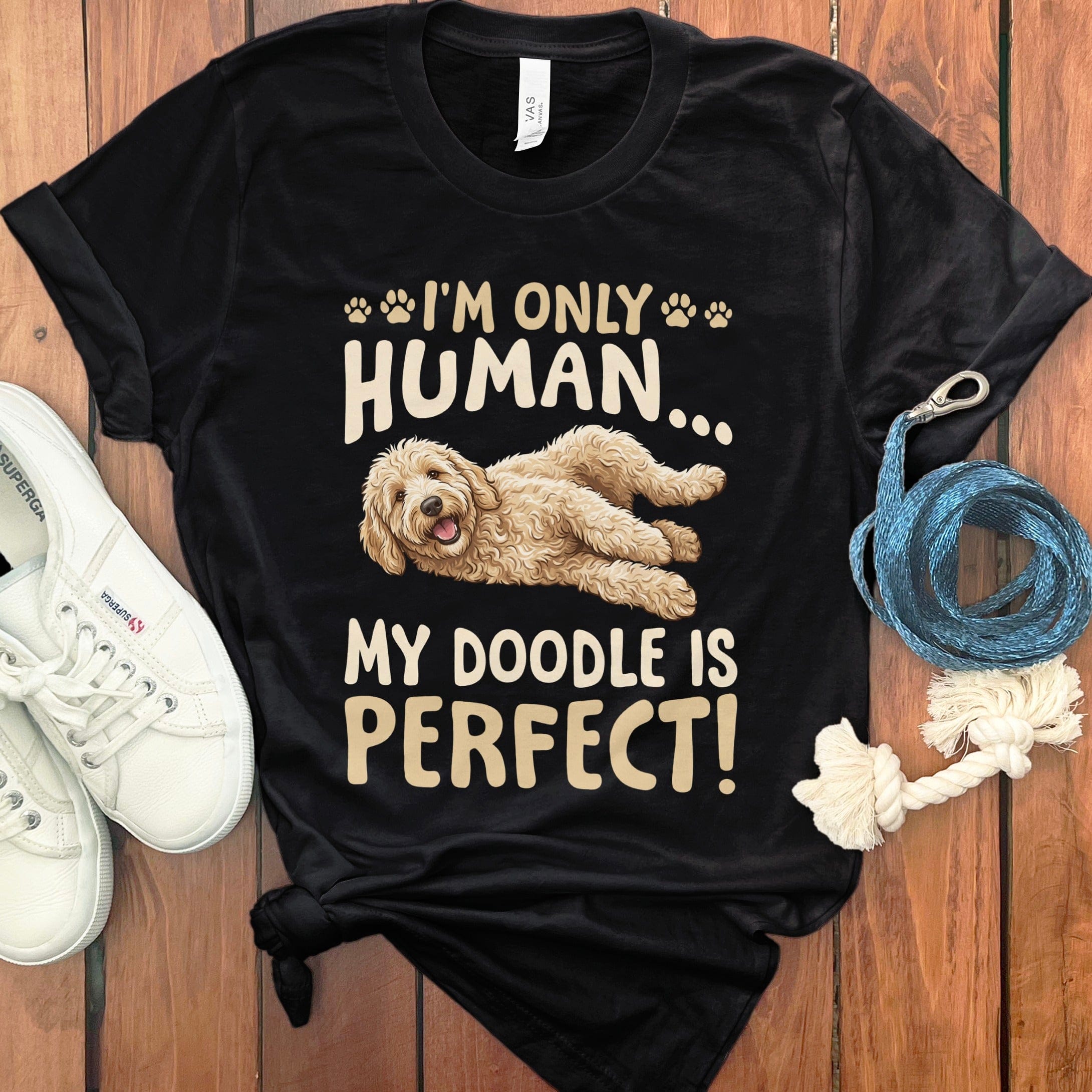 Goldendoodle Perfect T-Shirt in Black / S by Puppy Jo