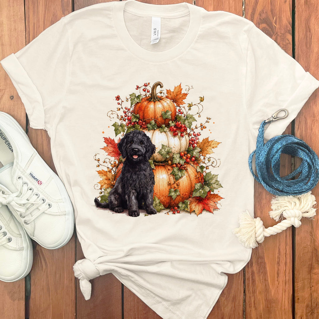 Goldendoodle Pumpkin Ivy T-Shirt in Natural / S by Puppy Jo