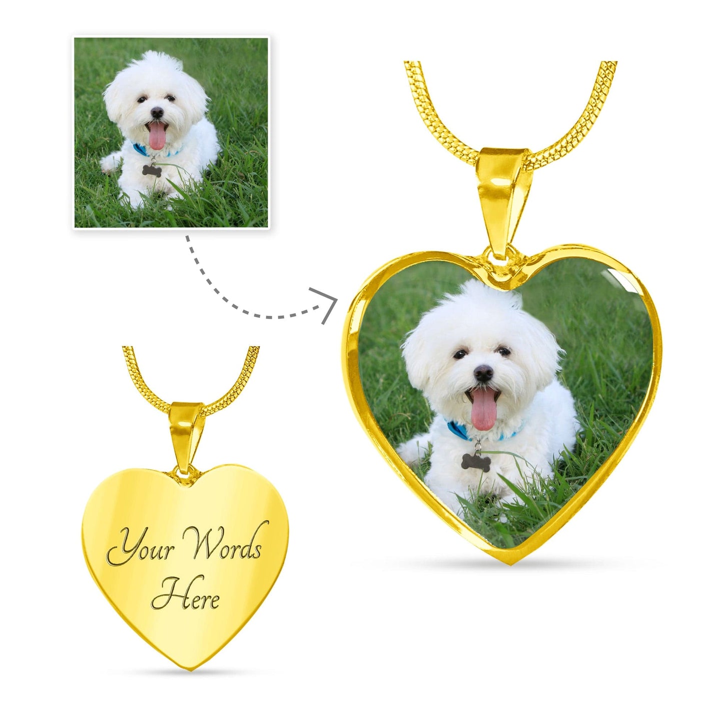 PET PHOTO NECKLACE