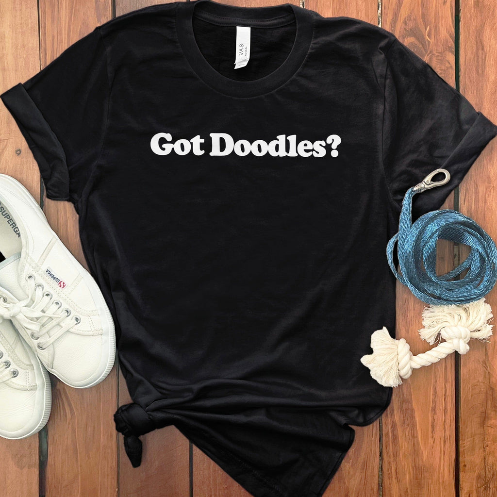 Got Doodles T-Shirt in Black / S by Puppy Jo