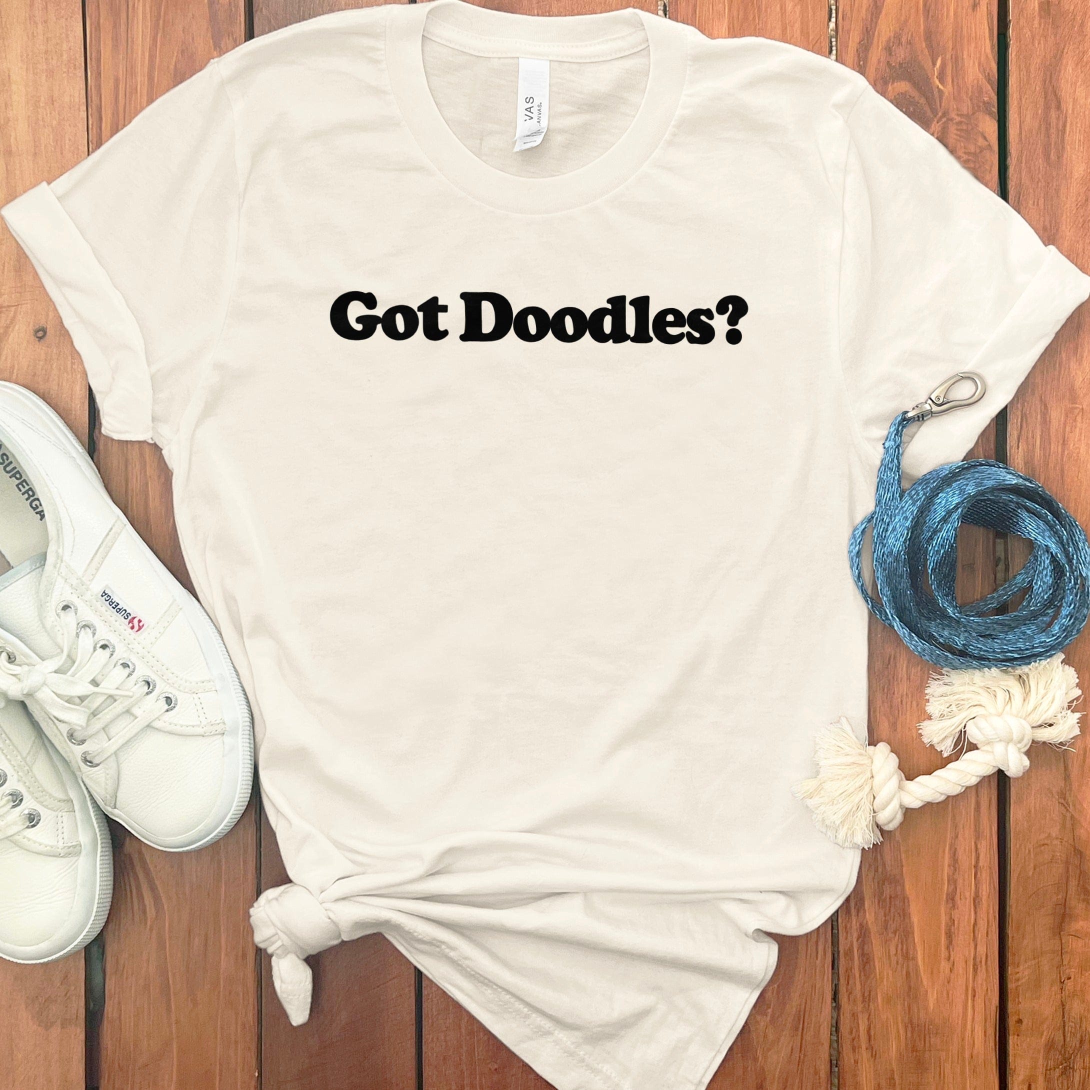 Got Doodles T-Shirt in Natural / S by Puppy Jo