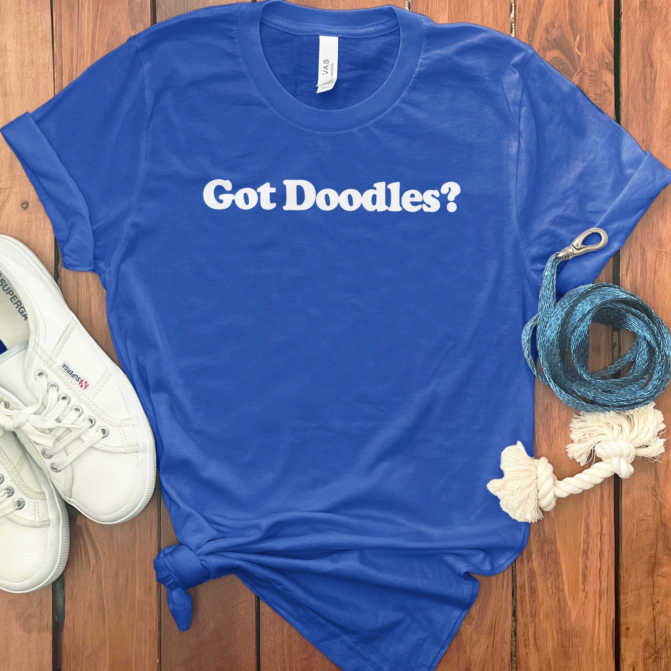 Got Doodles T-Shirt in True Royal / S by Puppy Jo