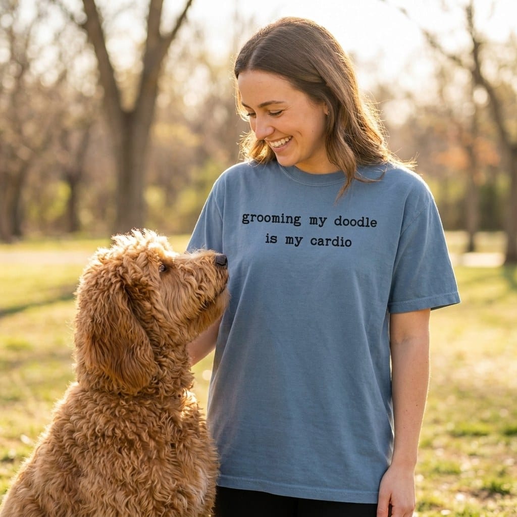 Grooming Doodle Signature T-Shirt in by Puppy Jo