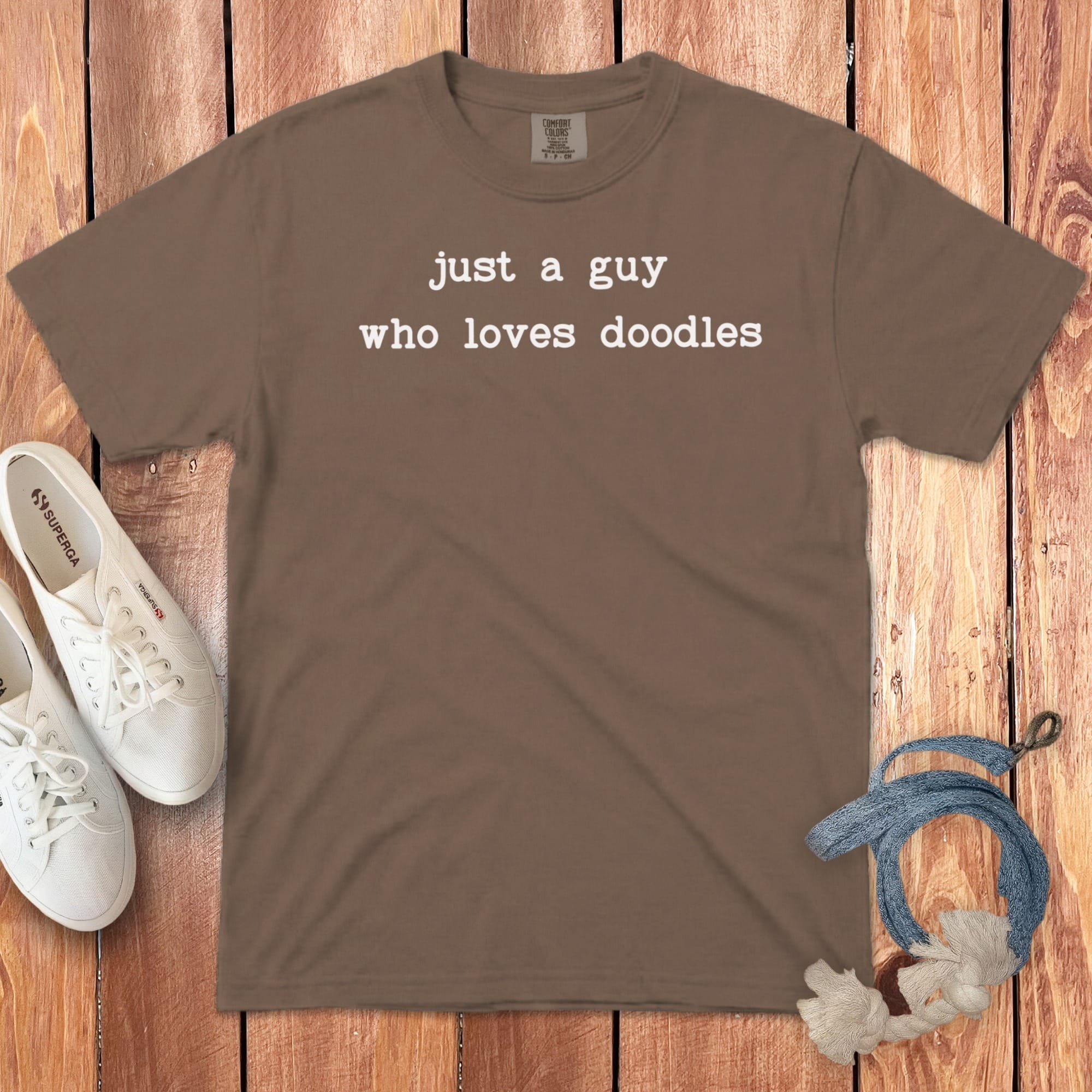 Guy Doodle Signature T-Shirt in Espresso / S by Puppy Jo