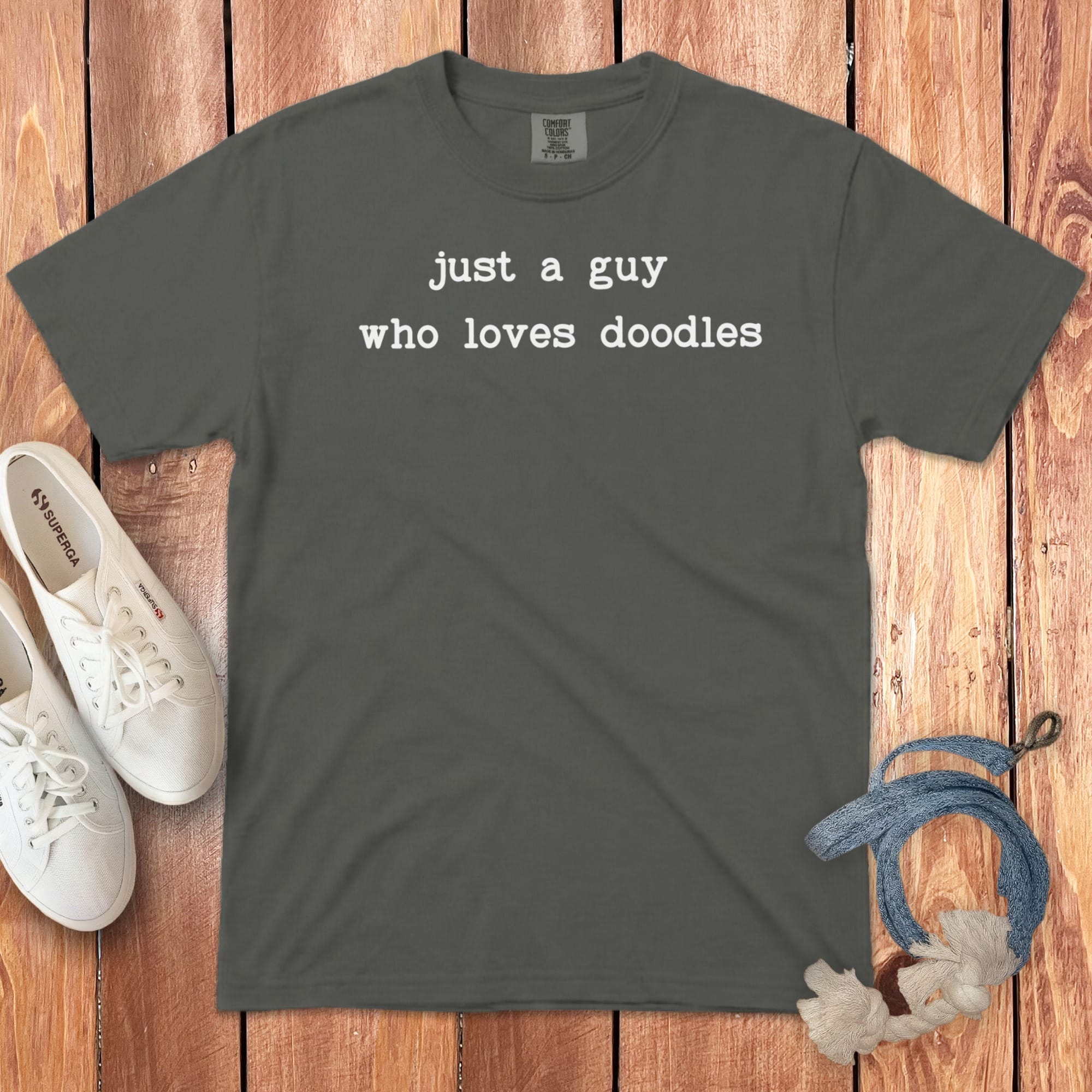 Guy Doodle Signature T-Shirt in Pepper / S by Puppy Jo