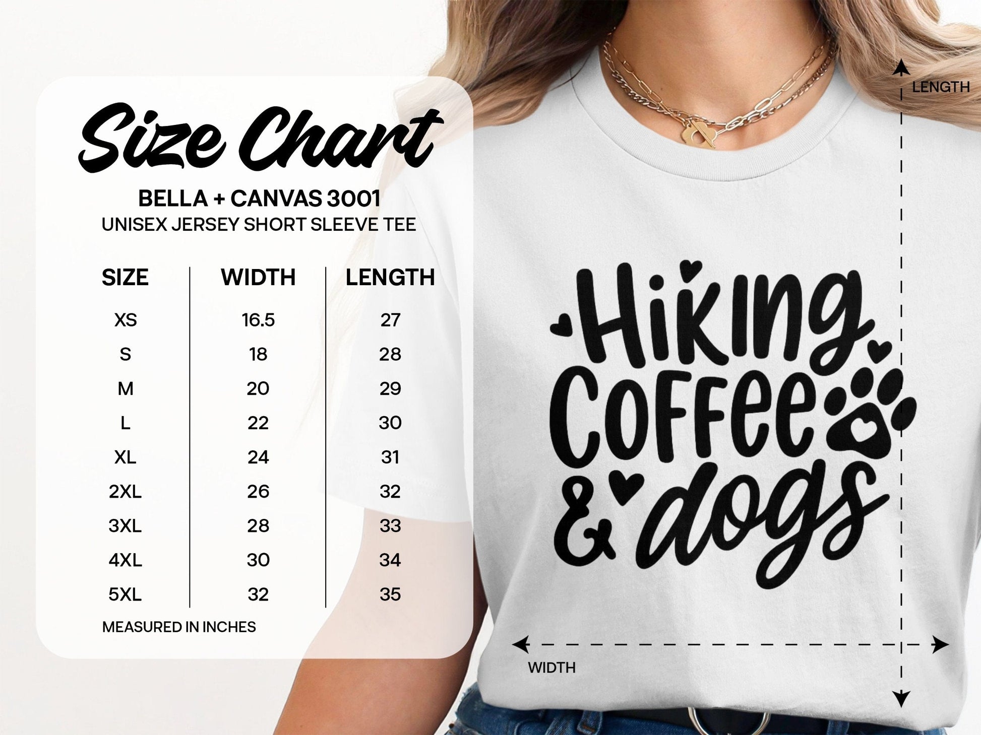 Hiking Coffee and Dogs Unisex Jersey Tee product