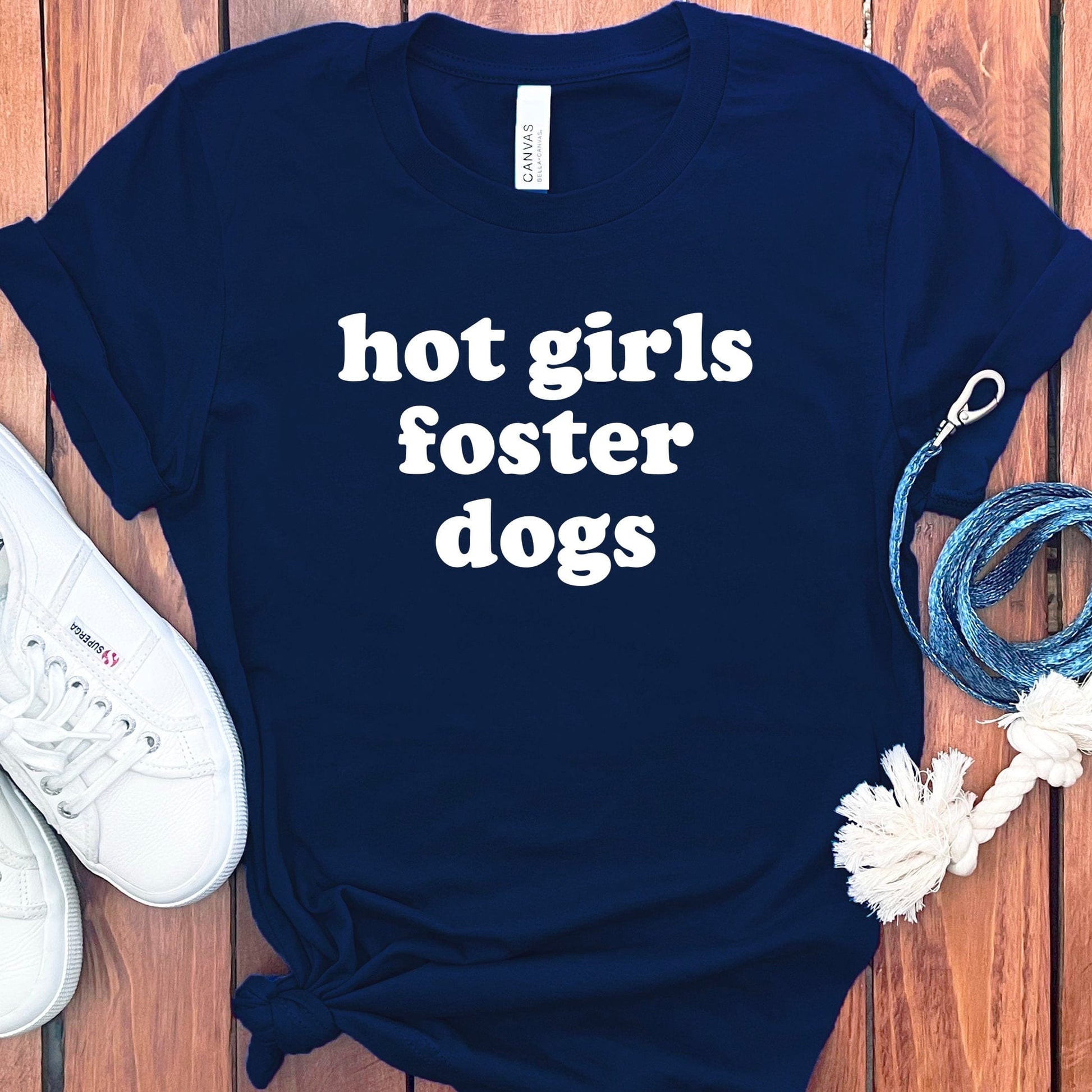 Hot Girls Foster Dogs Casual Wear T-Shirt Product Type