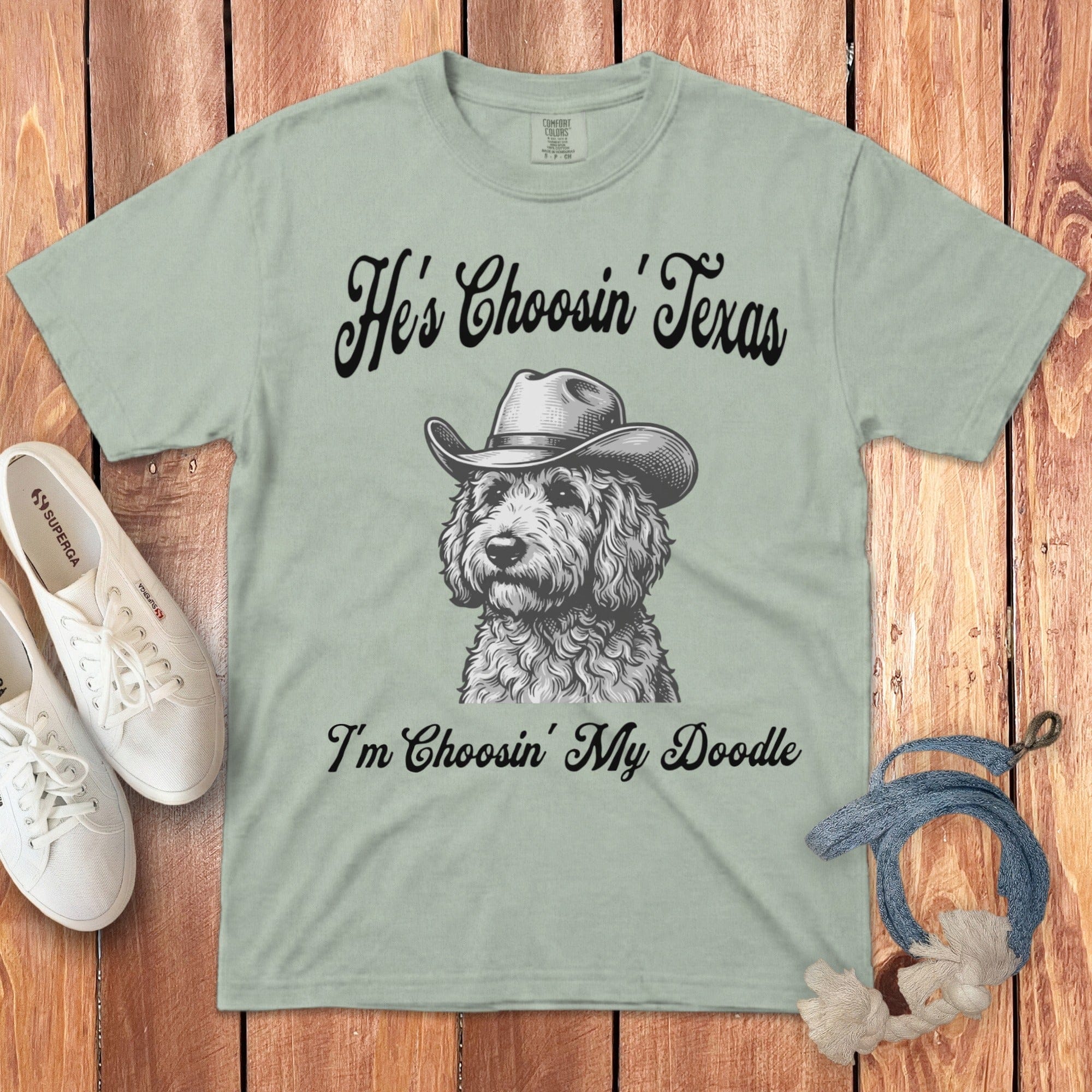 I'm Choosin Doodle Signature T-Shirt in Bay / S by Puppy Jo