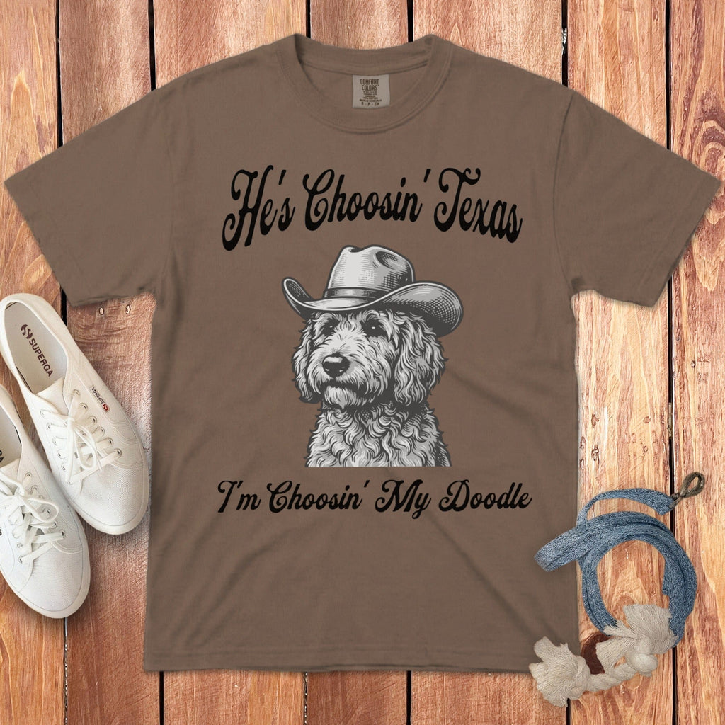 I'm Choosin Doodle Signature T-Shirt in Espresso / S by Puppy Jo