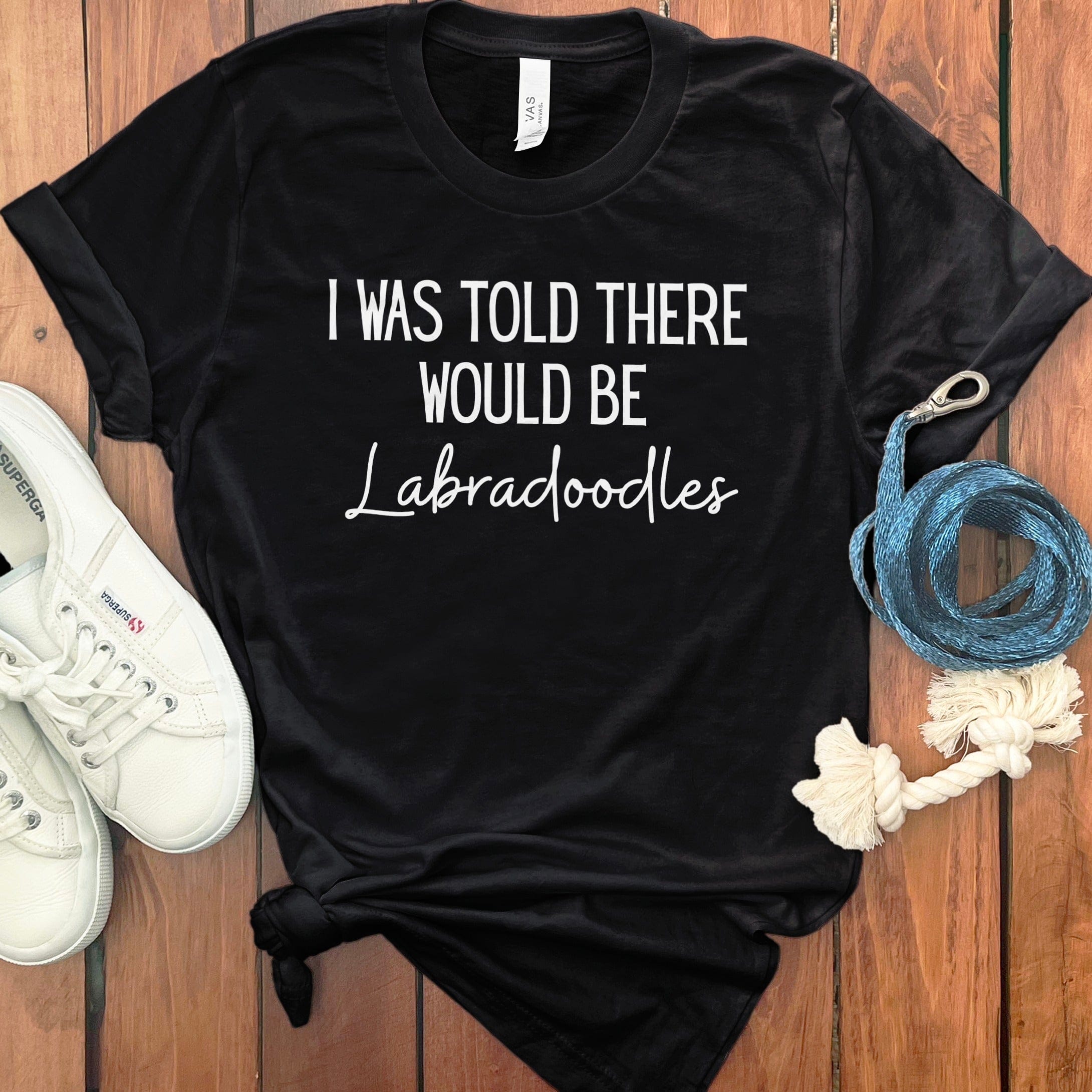 I Was Told Labradoodle T-Shirt in Black / S by Puppy Jo