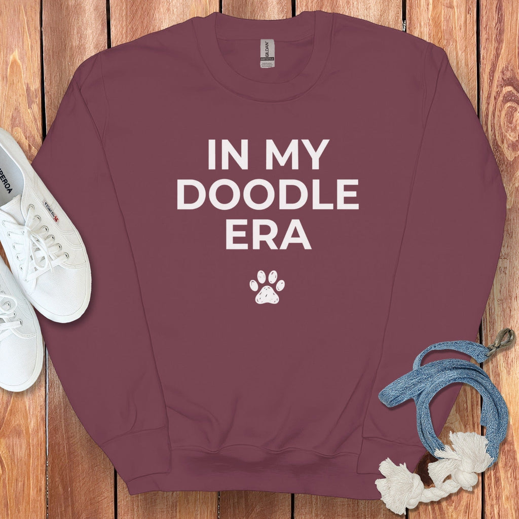 In My Doodle Sweatshirt in Maroon / S by Puppy Jo