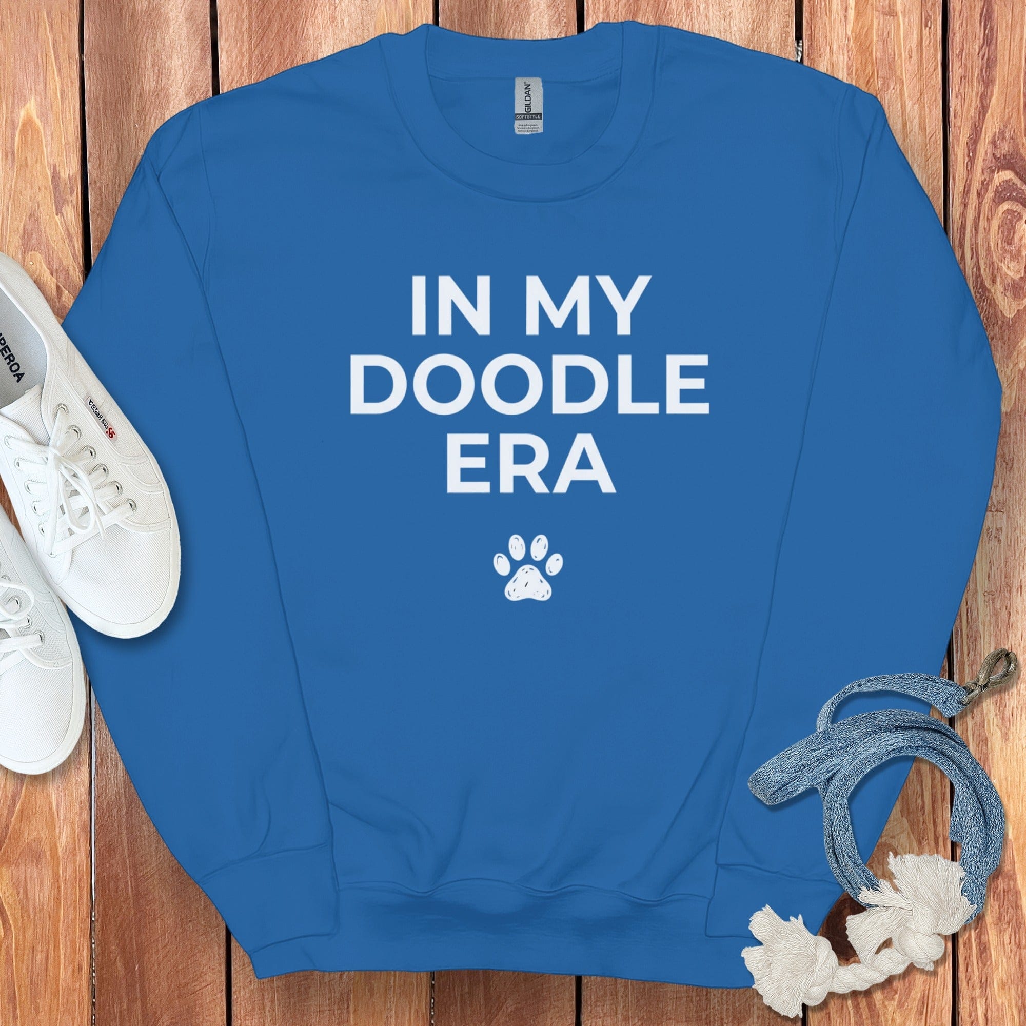 In My Doodle Sweatshirt in Royal / S by Puppy Jo