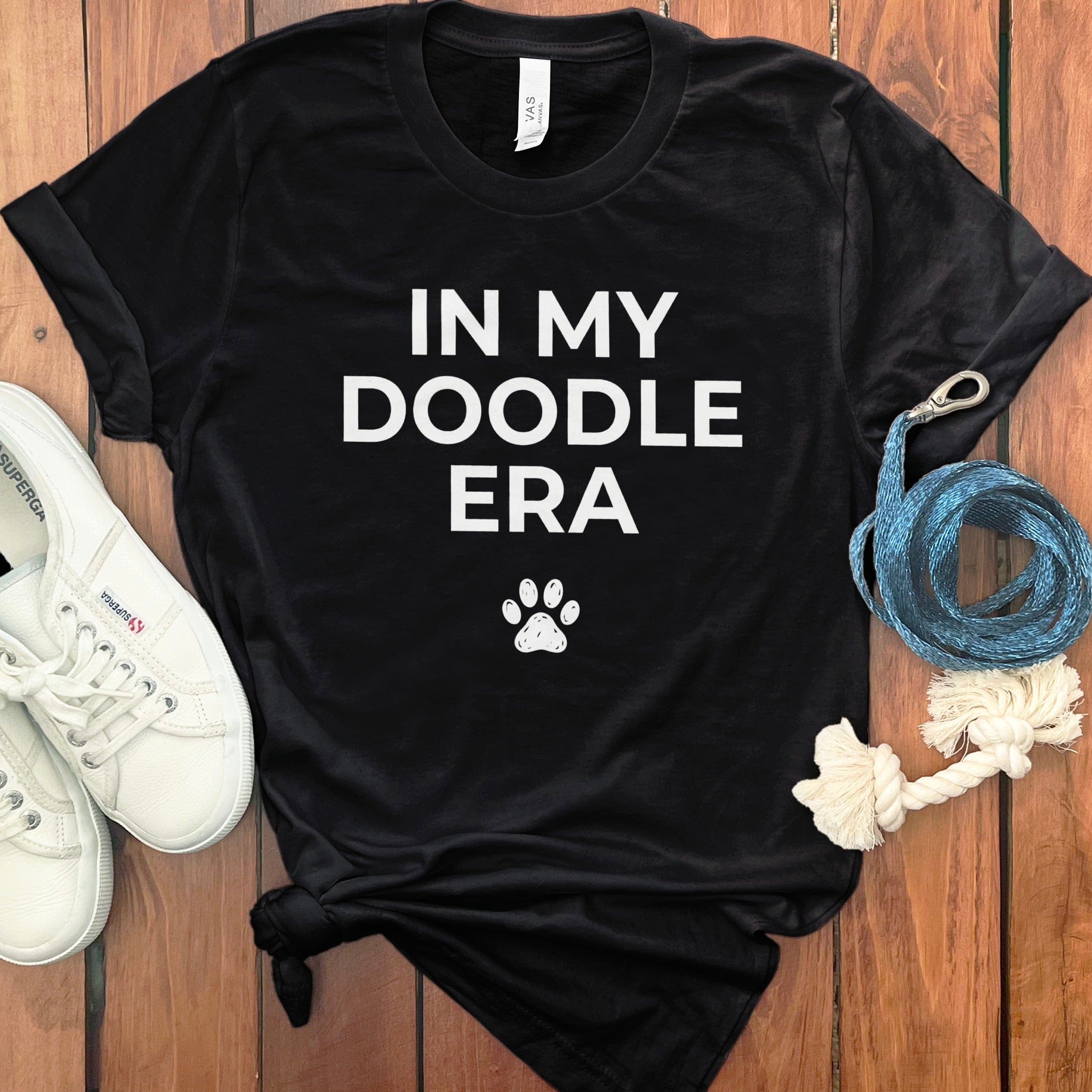 In My Doodle T-Shirt in Black / S by Puppy Jo
