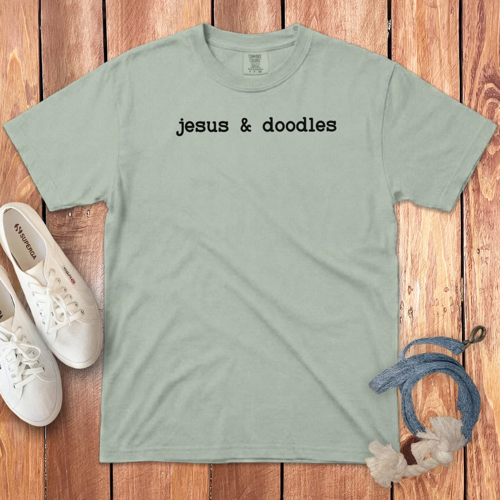 Jesus Doodles Signature T-Shirt in Bay / S by Puppy Jo