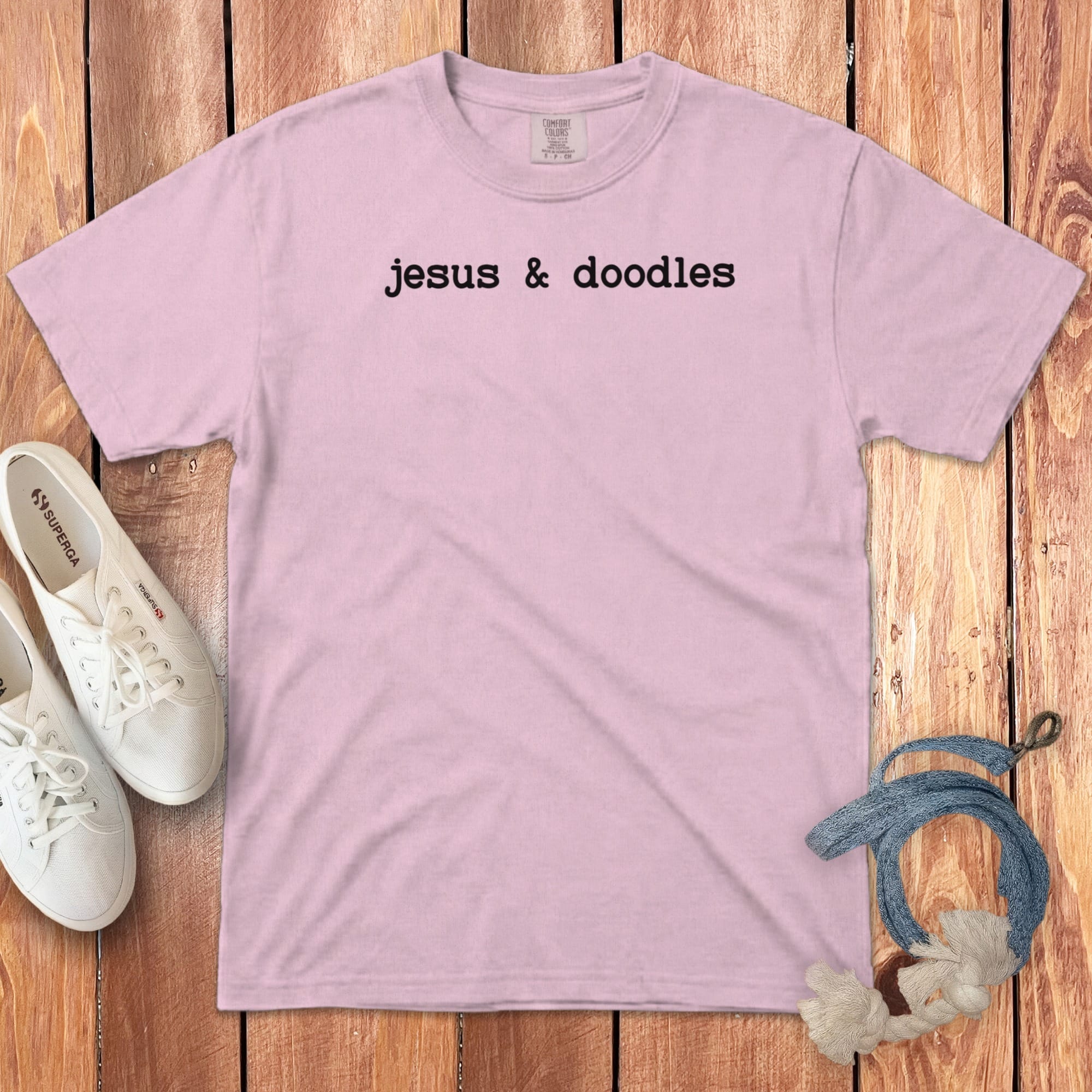 Jesus Doodles Signature T-Shirt in Blossom / S by Puppy Jo