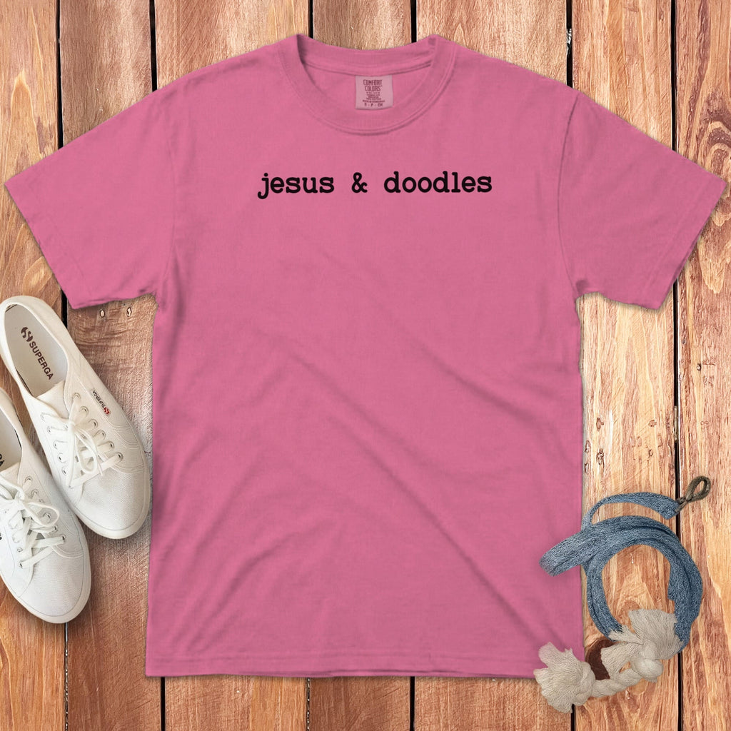 Jesus Doodles Signature T-Shirt in Crunchberry / S by Puppy Jo