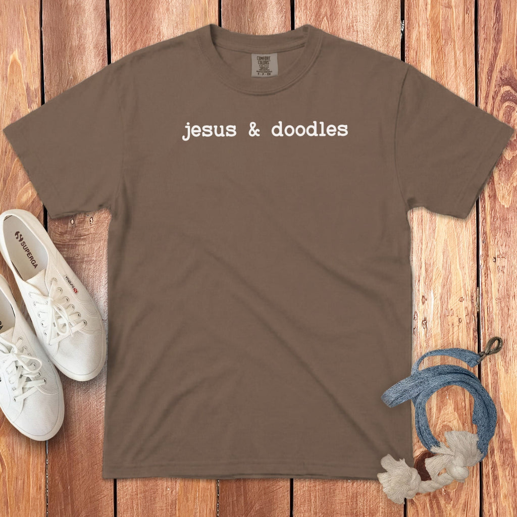 Jesus Doodles Signature T-Shirt in Espresso / S by Puppy Jo