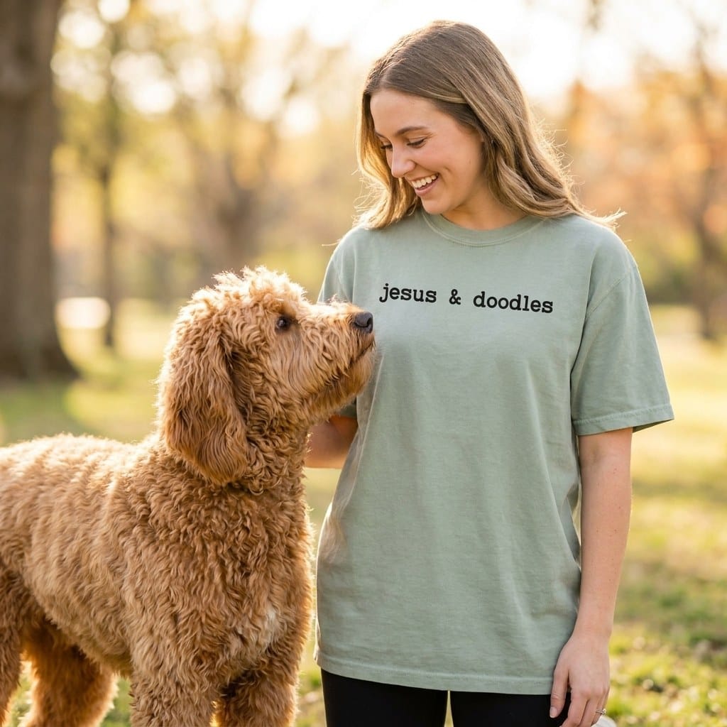 Jesus Doodles Signature T-Shirt in by Puppy Jo