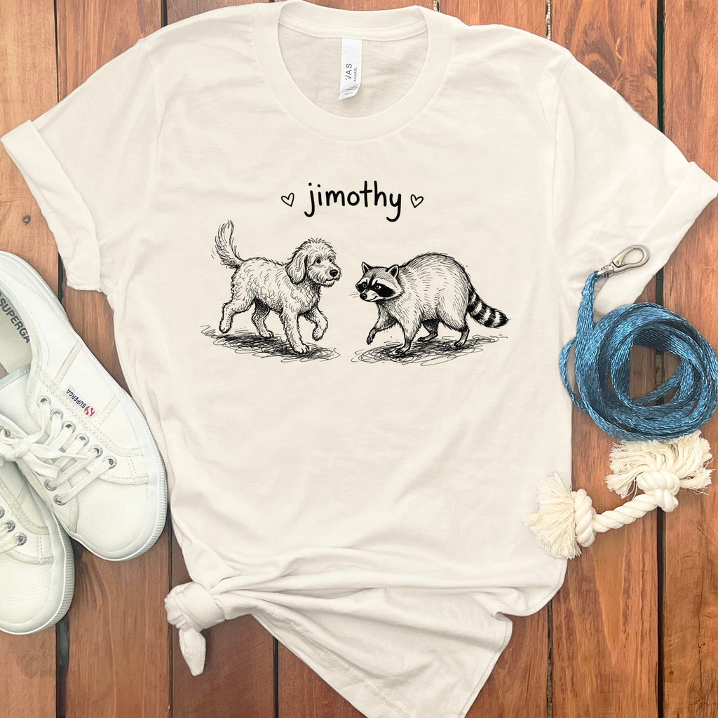 Jimothy Meets Doodle T-Shirt in Natural / S by Puppy Jo