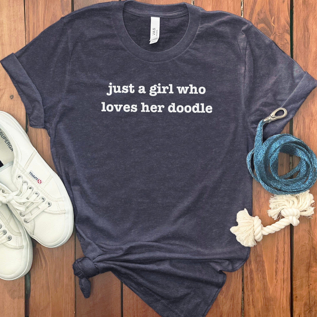 Just A Girl Doodle T-Shirt in by Puppy Jo