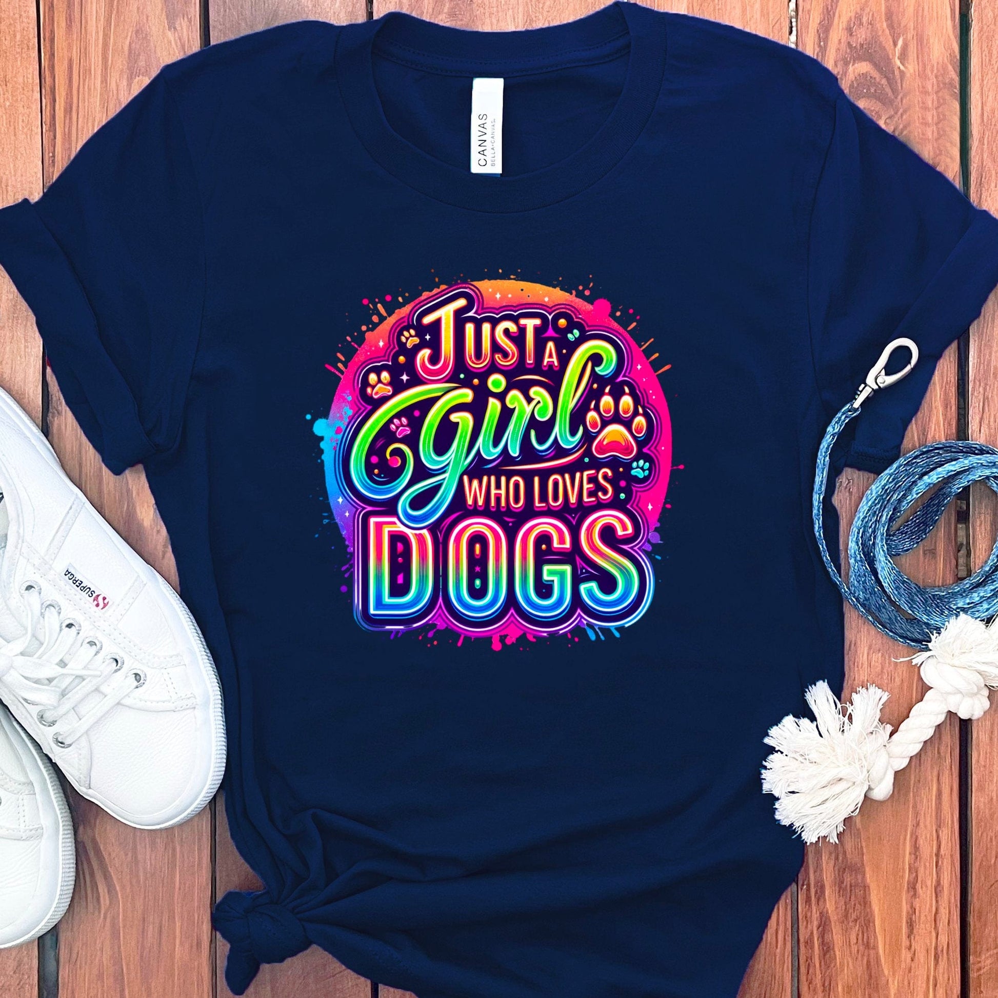 Just a Girl Who Loves Dogs Graphic T-shirt product