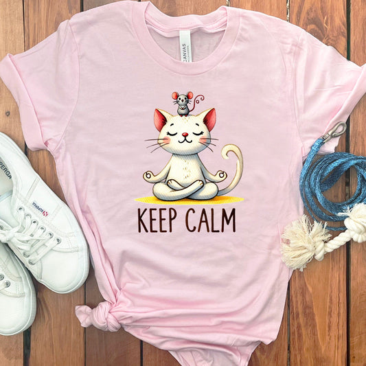 KEEP CALM CAT T-SHIRT