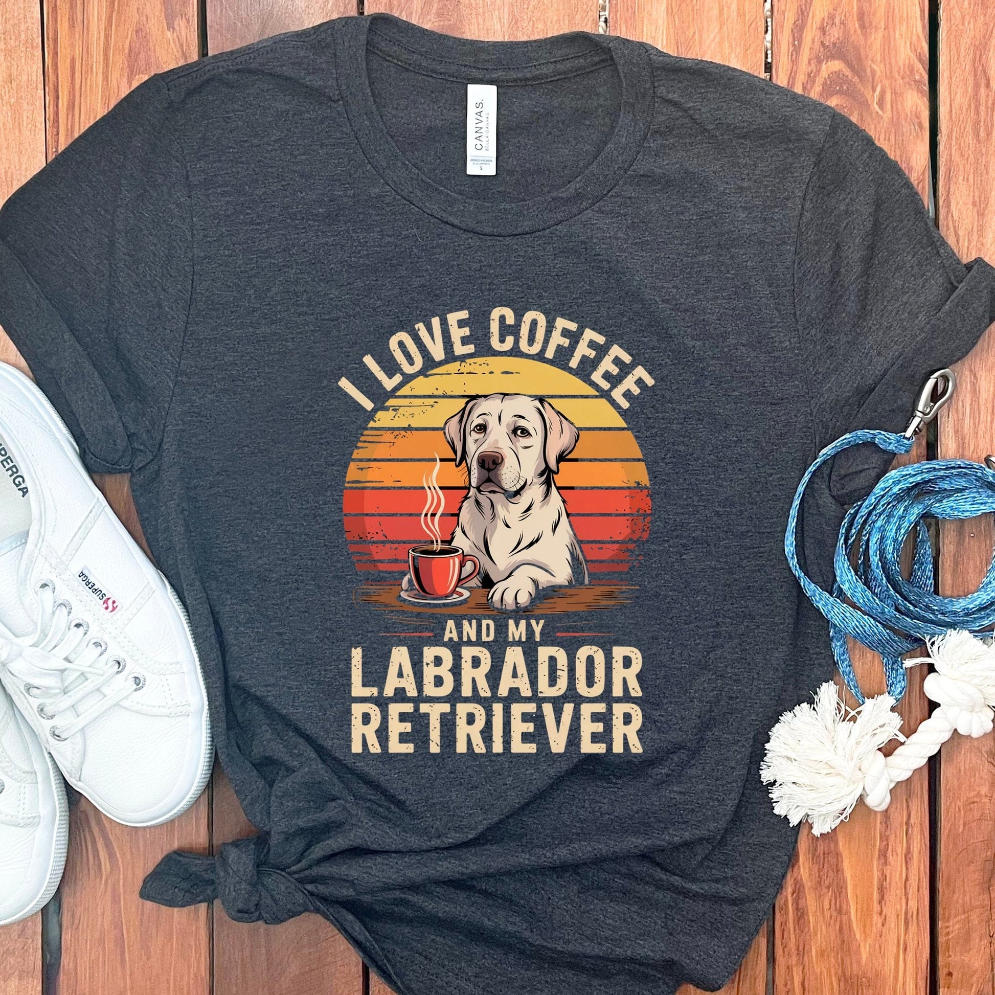 I Love Coffee And My Labrador Retriever T-shirt product