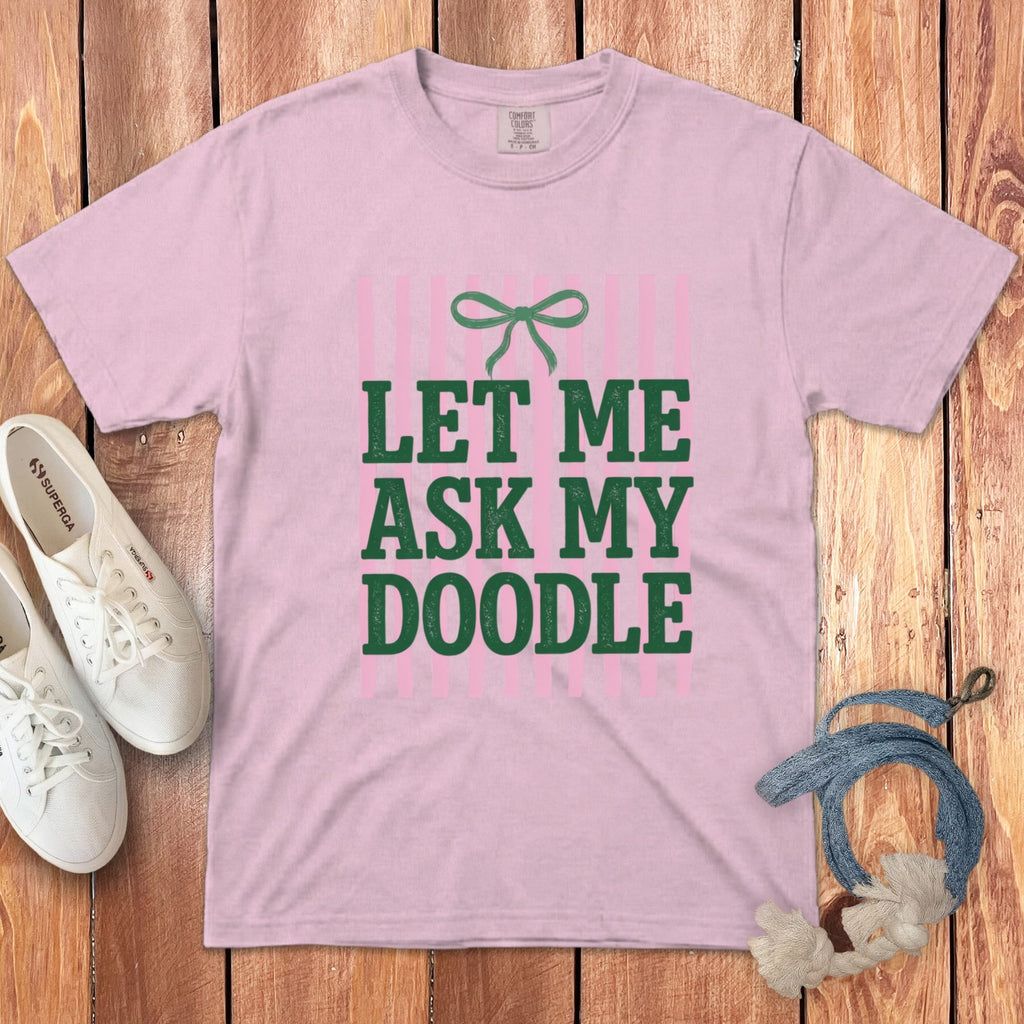 Let Me Ask Doodle Signature T-Shirt in Blossom / M by Puppy Jo