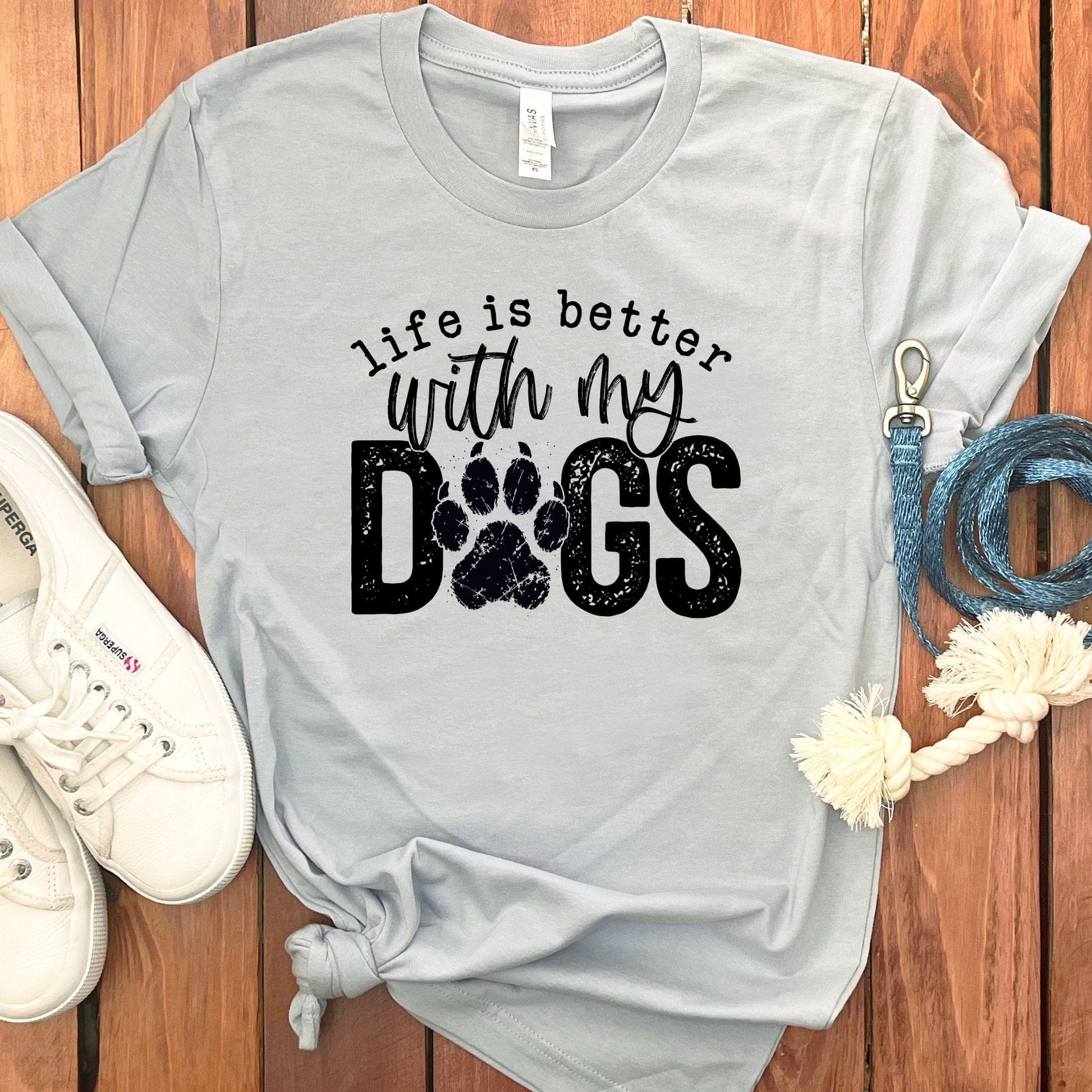 Life Is Better with My Dogs Graphic T-Shirt product type