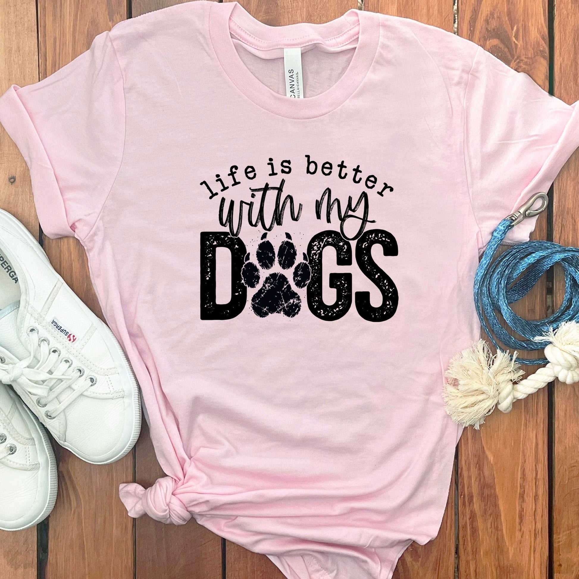 Life is Better with My Dogs T-Shirt Product