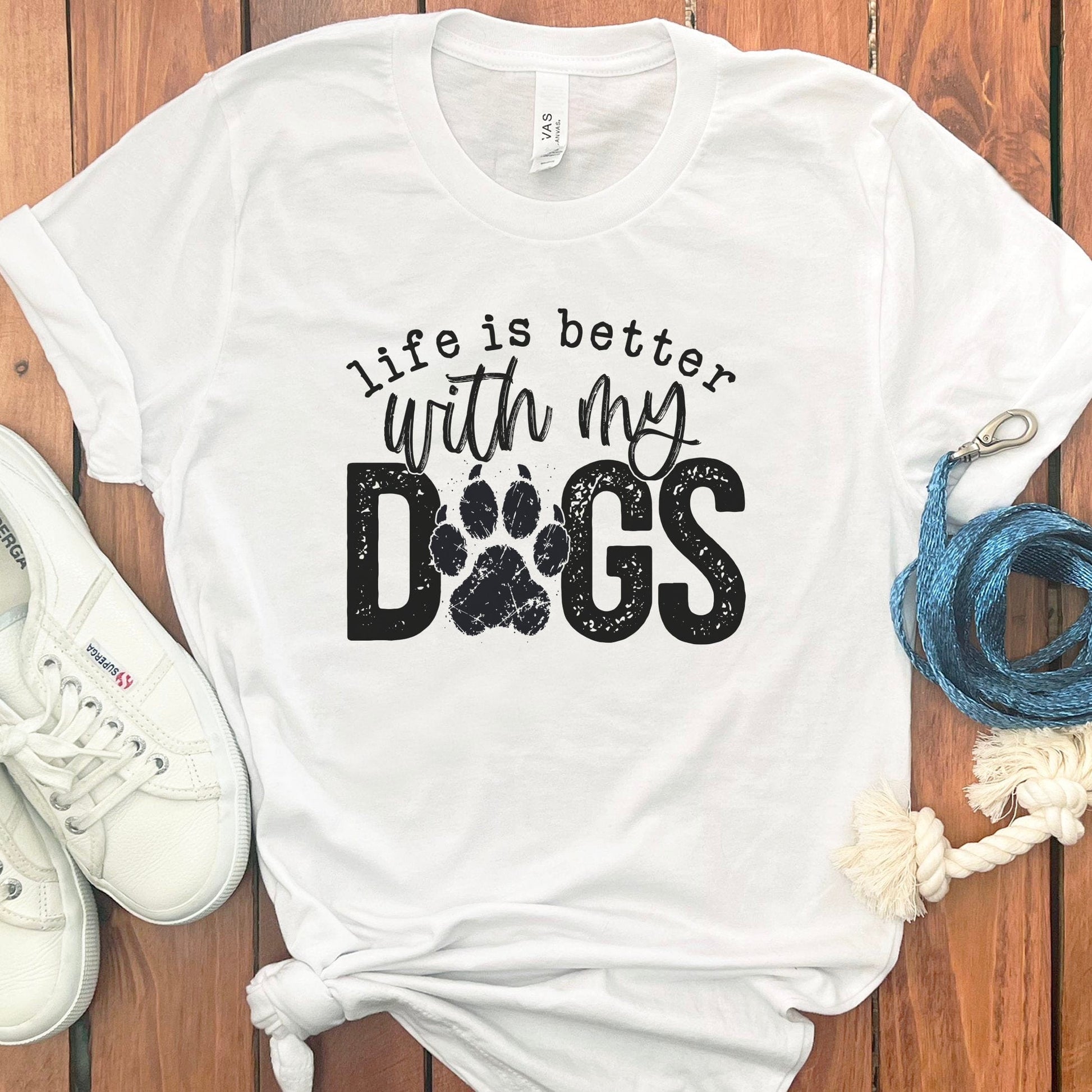 Life Is Better With My Dogs Graphic T-Shirt product