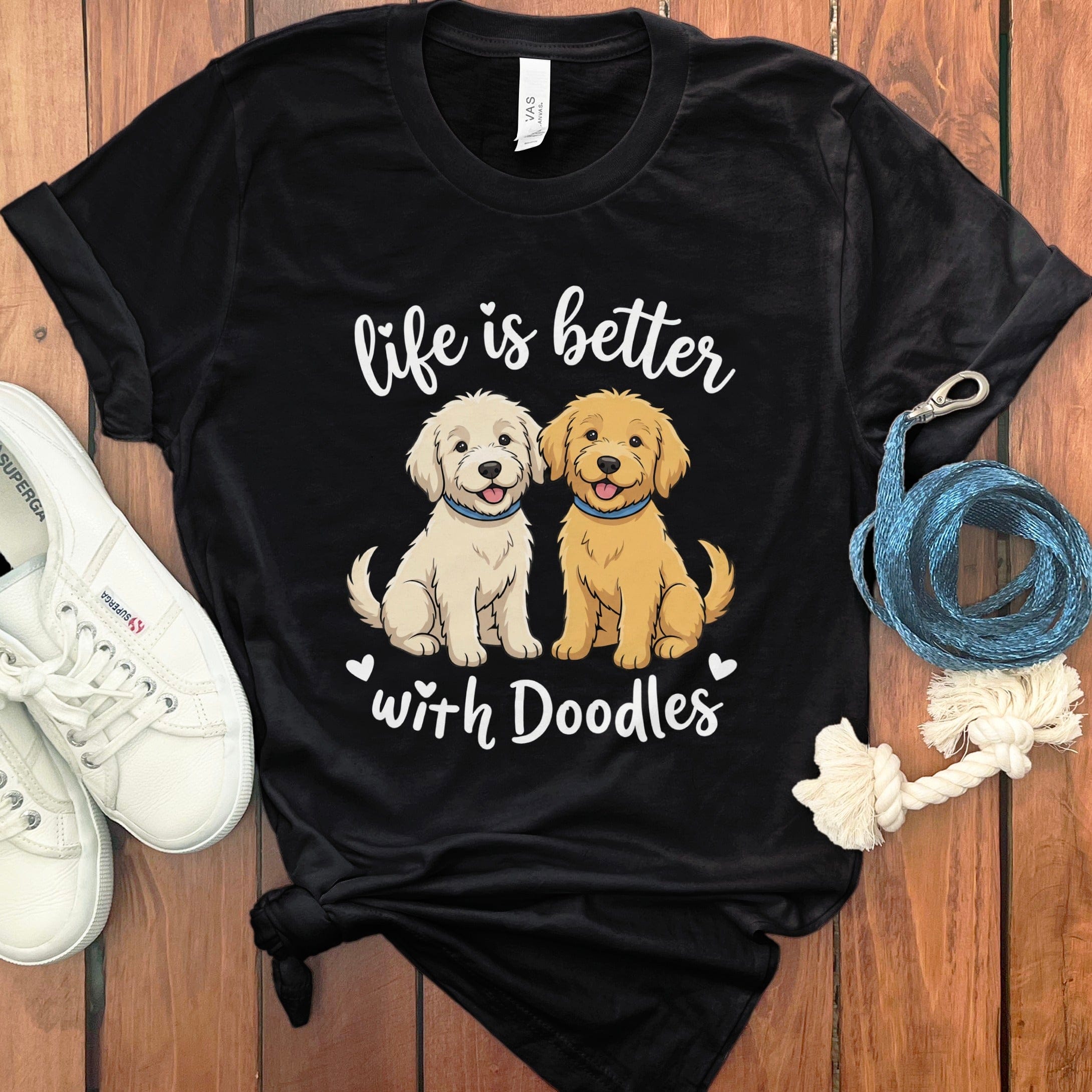 Life is Better T-Shirt in Black / S by Puppy Jo