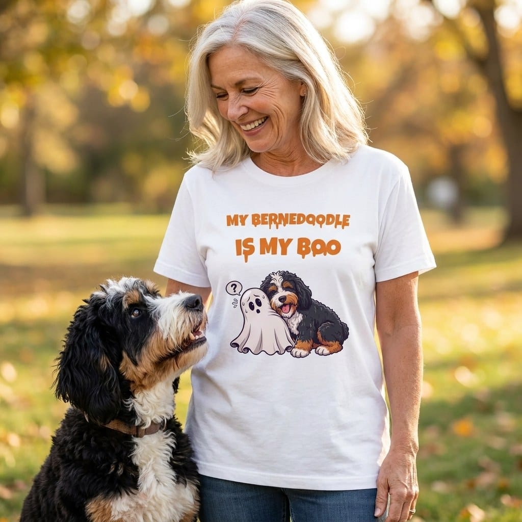 Bernedoodle My Boo T-Shirt in by Puppy Jo