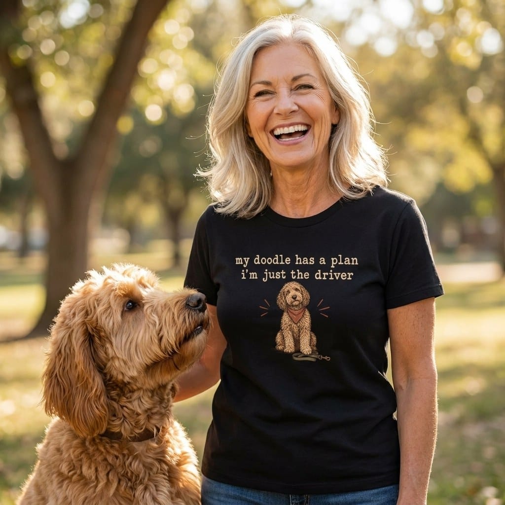 Doodle Driver T-Shirt in by Puppy Jo