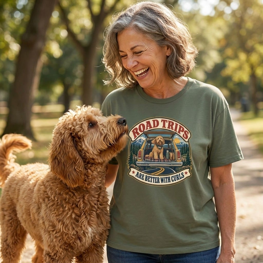 Doodle Road Trips T-Shirt in by Puppy Jo