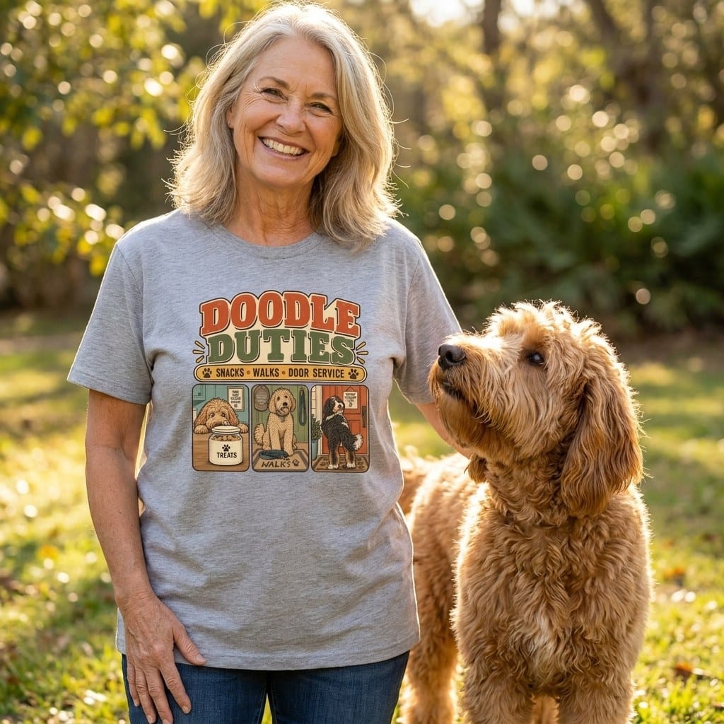 Doodle Duties T-Shirt in by Puppy Jo