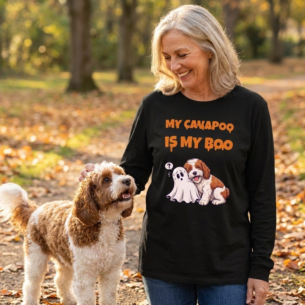 Cavapoo My Boo Long Sleeve T-Shirt in by Puppy Jo
