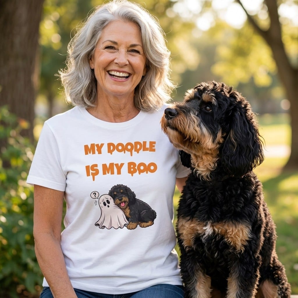 Phantom Goldendoodle My Boo T-Shirt in by Puppy Jo