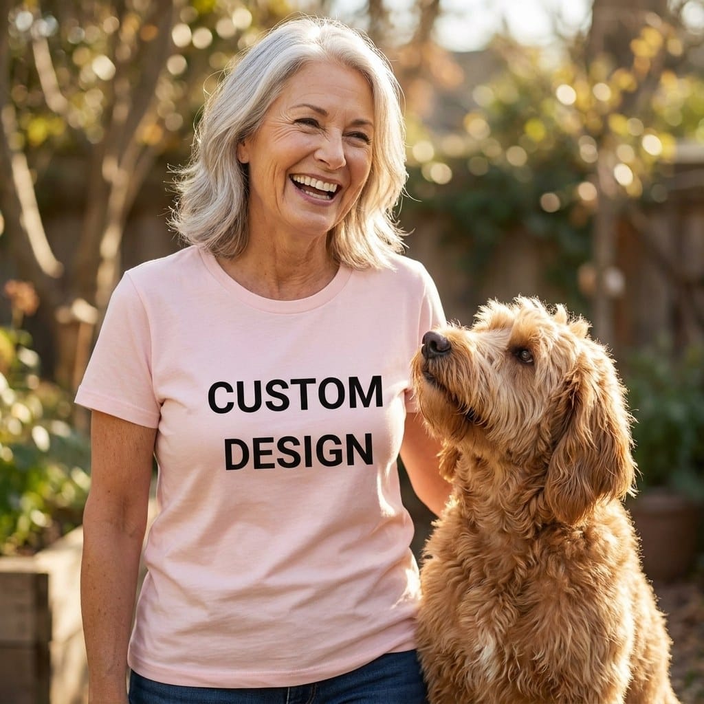 Your Ideas - One of a Kind Design - Custom T-Shirt in by Puppy Jo
